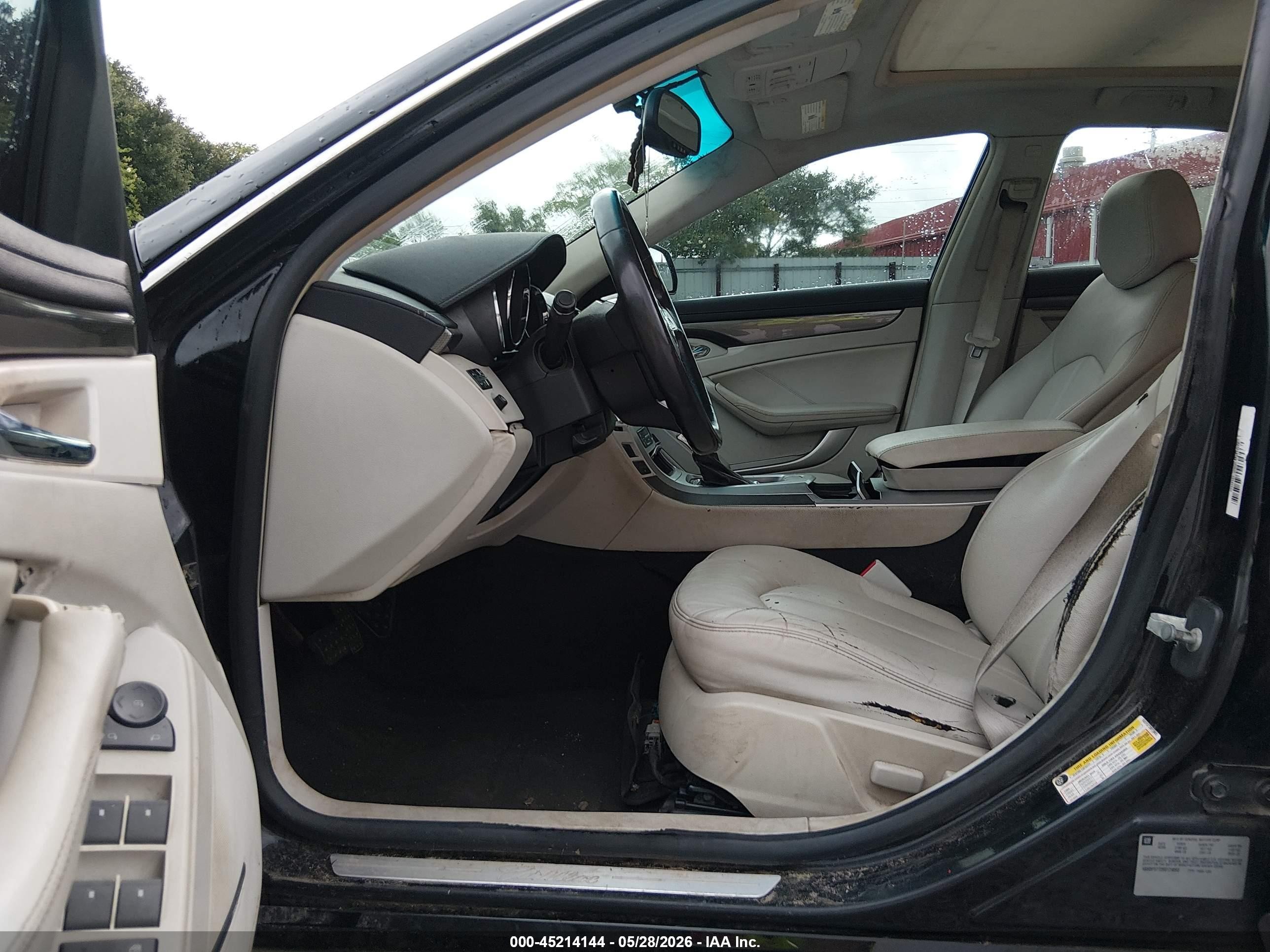 2008 Cadillac Cts Standard Черный vin: 1G6DF577280174893