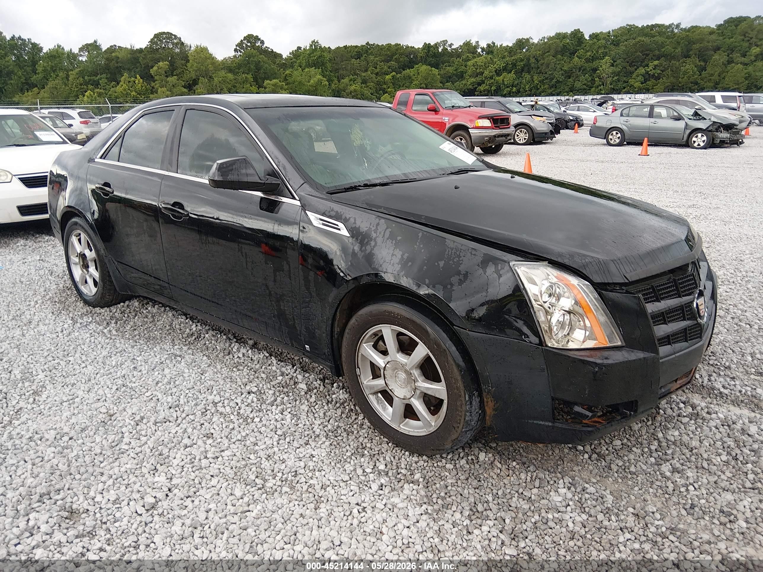 2008 Cadillac Cts Standard Black vin: 1G6DF577280174893