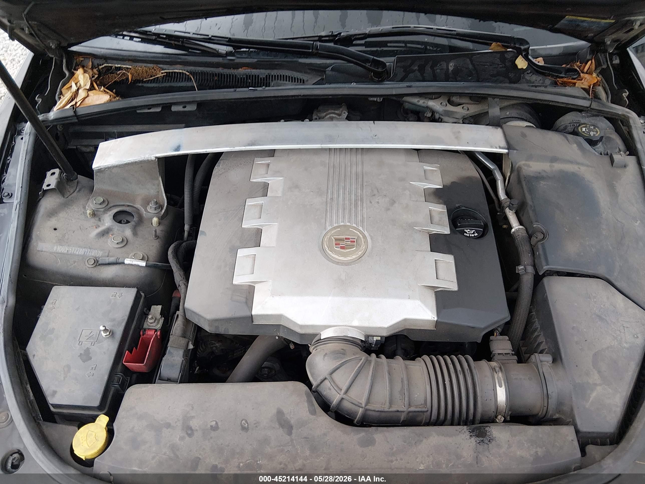 2008 Cadillac Cts Standard Черный vin: 1G6DF577280174893