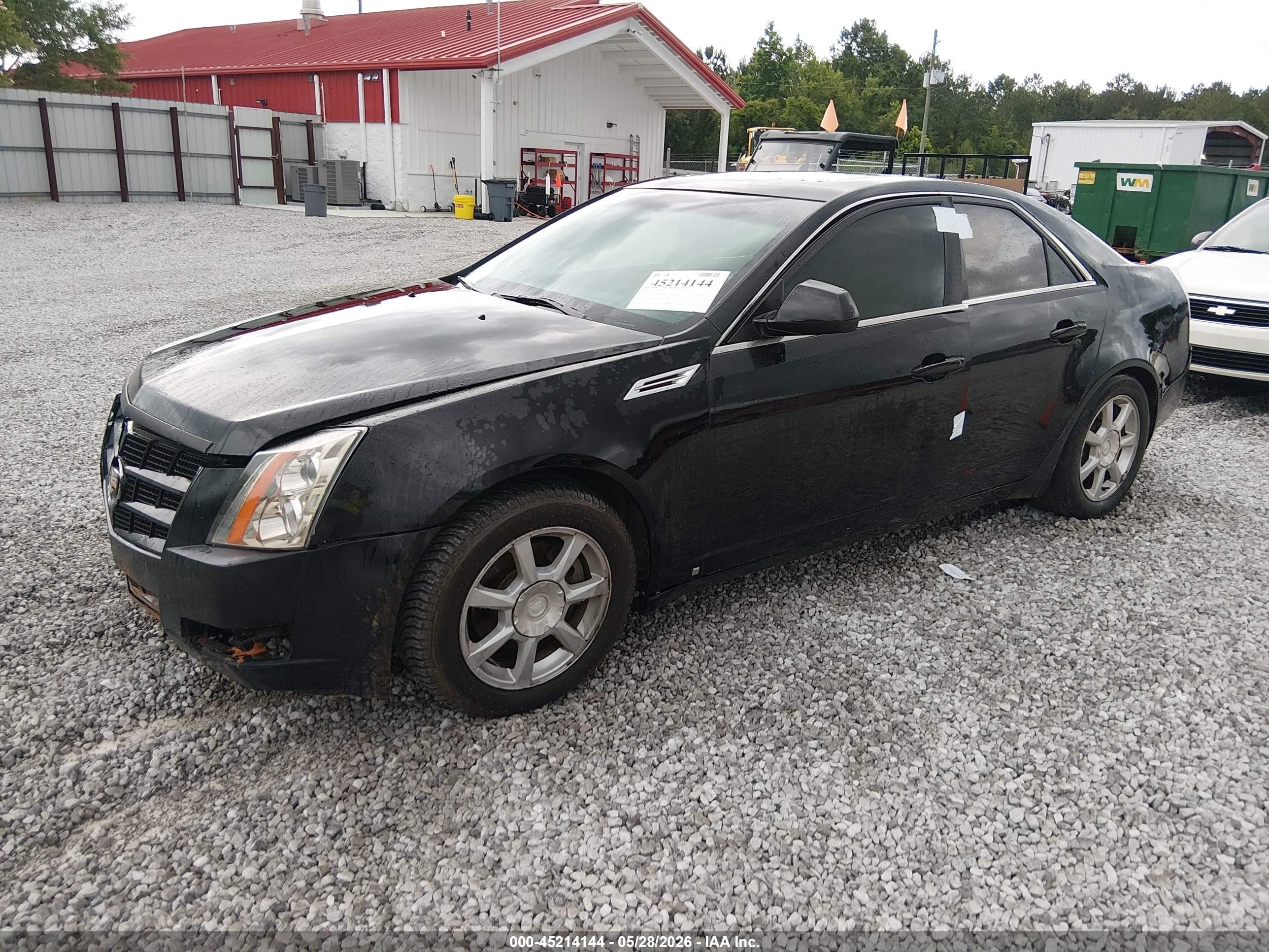 2008 Cadillac Cts Standard Черный vin: 1G6DF577280174893