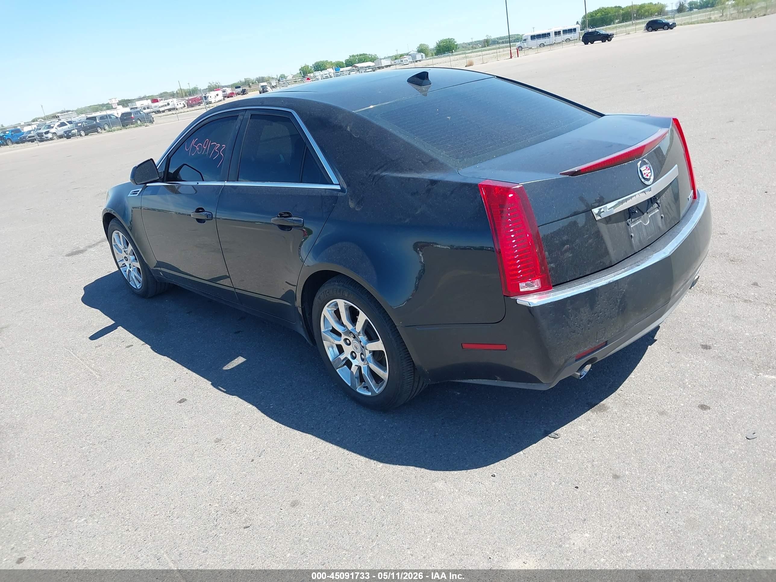 2009 Cadillac Cts Standard Black vin: 1G6DF577290116963