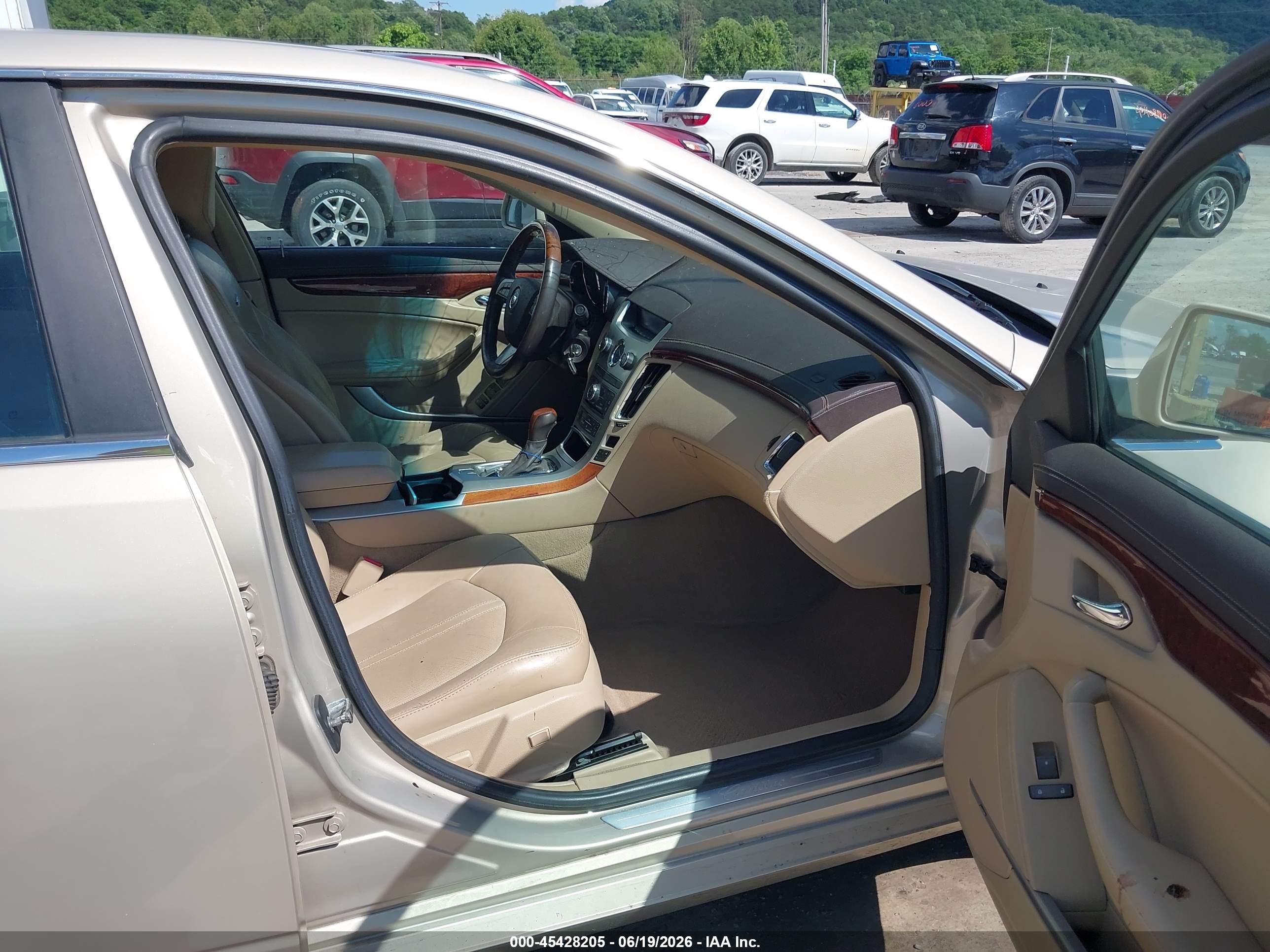 2009 Cadillac Cts Rwd W/1sa Beige vin: 1G6DF577290119538