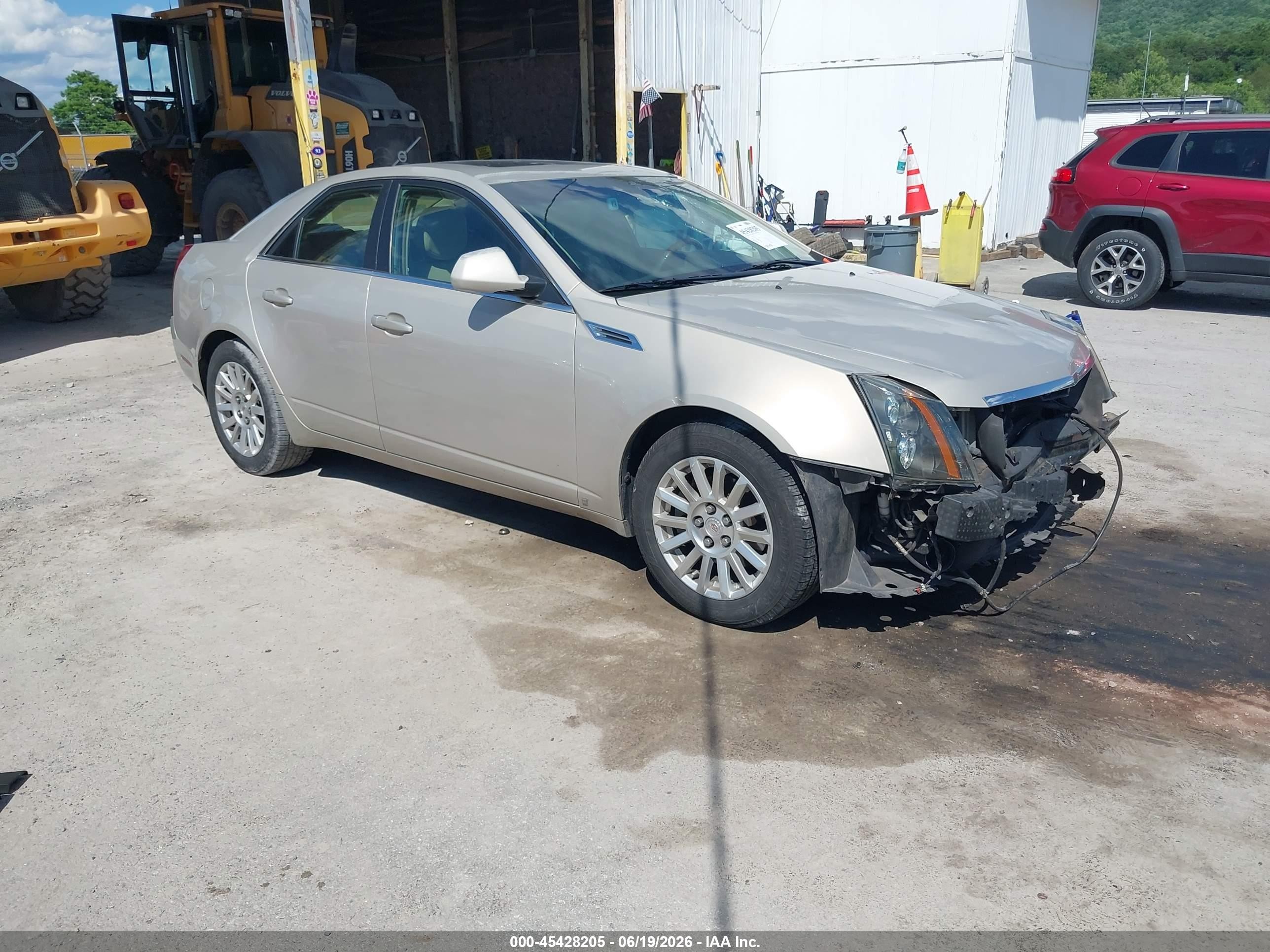 2009 Cadillac Cts Rwd W/1sa Beige vin: 1G6DF577290119538