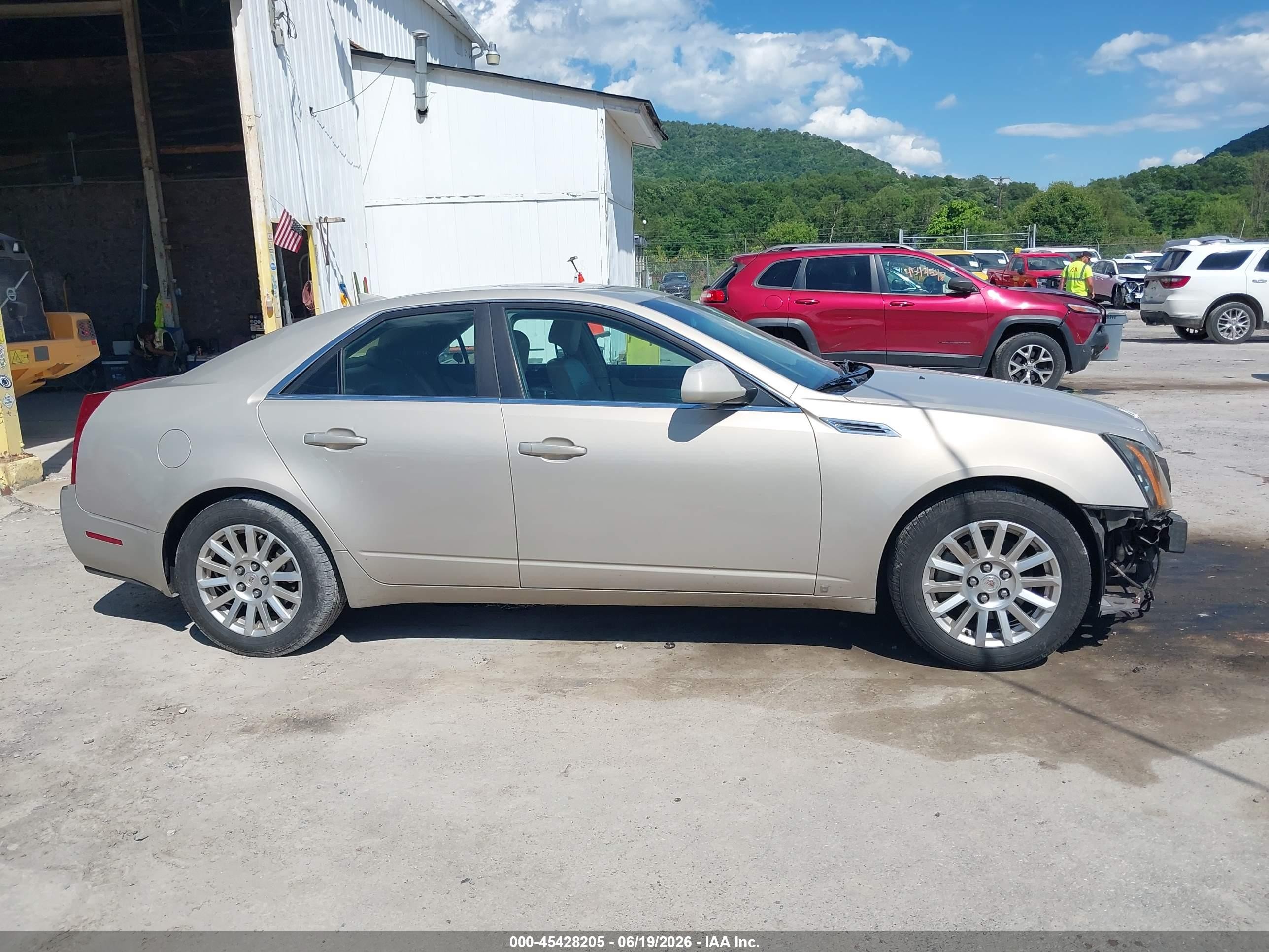 2009 Cadillac Cts Rwd W/1sa Beige vin: 1G6DF577290119538