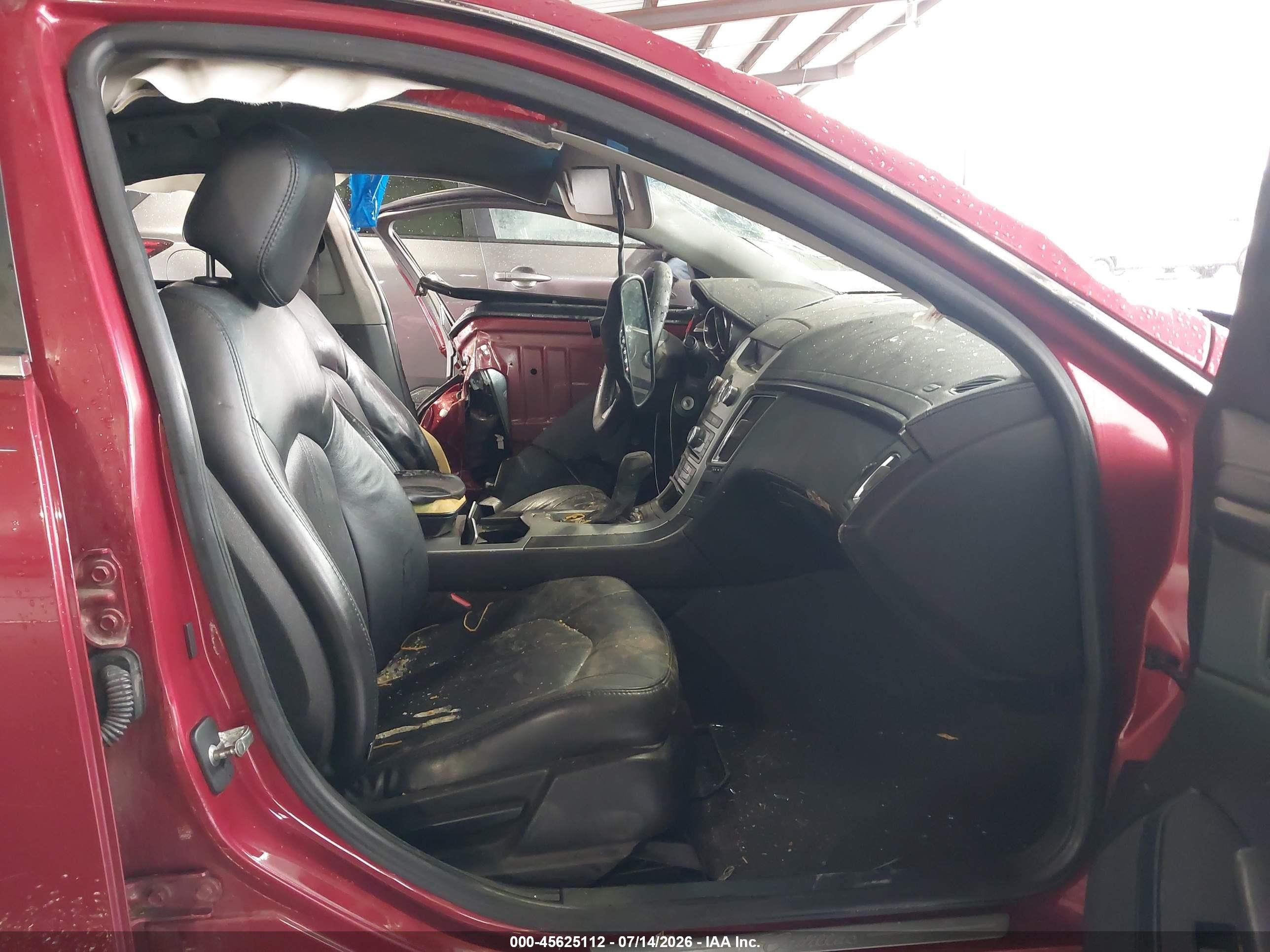 2009 Cadillac Cts Rwd W/1sa Red vin: 1G6DF577290136582