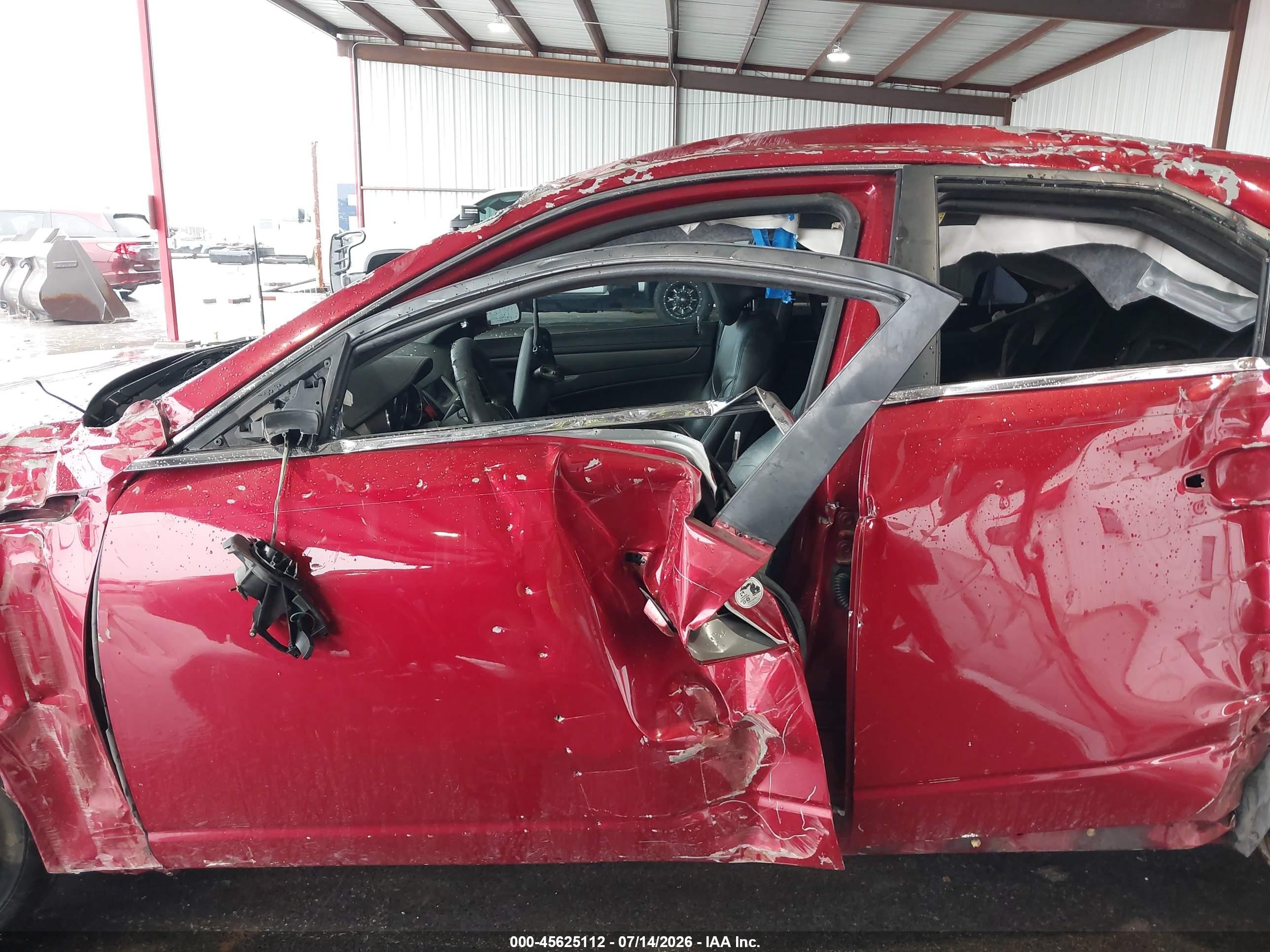 2009 Cadillac Cts Rwd W/1sa Red vin: 1G6DF577290136582