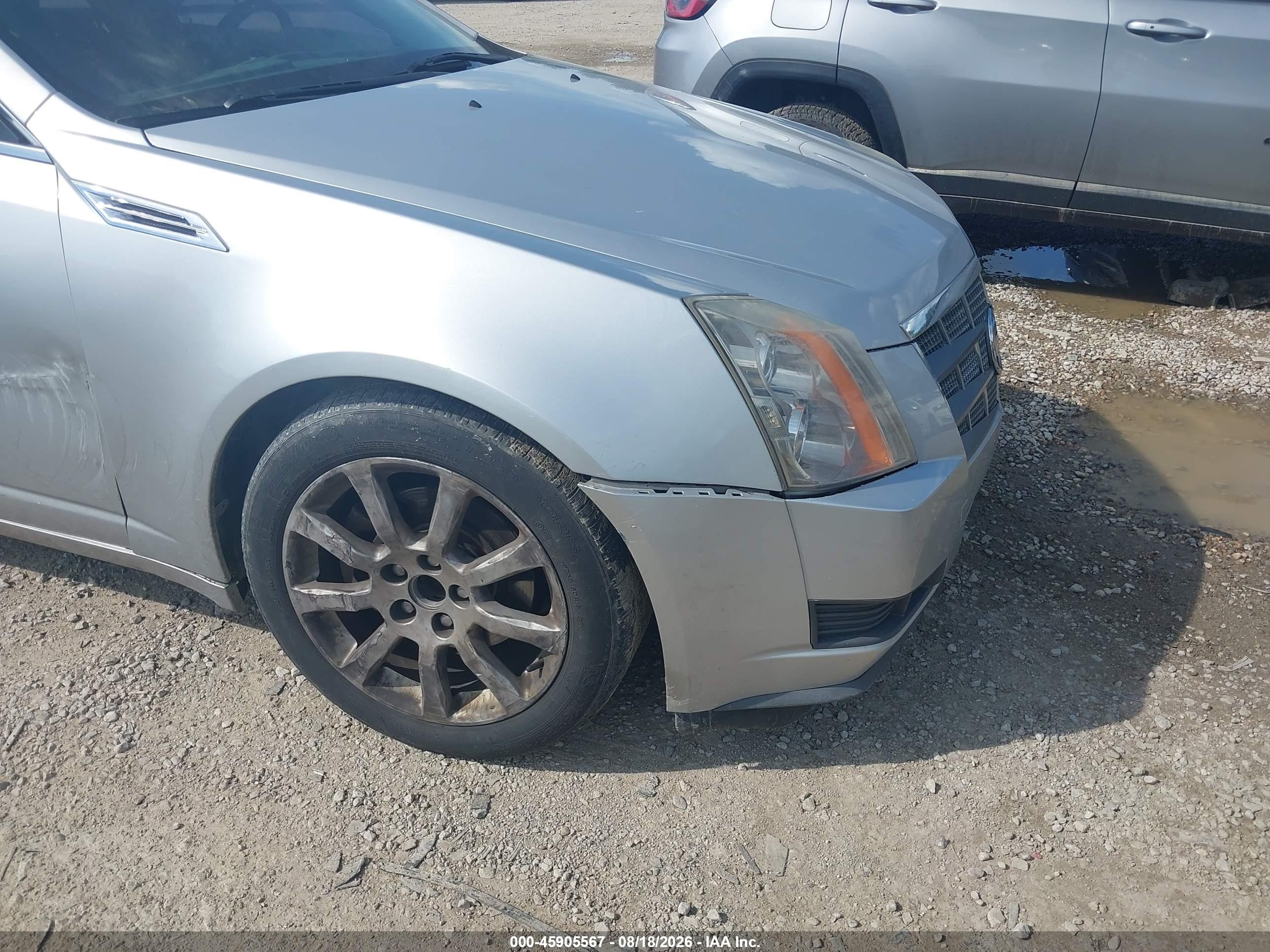 2009 Cadillac Cts Rwd W/1sa Silver vin: 1G6DF577290160543