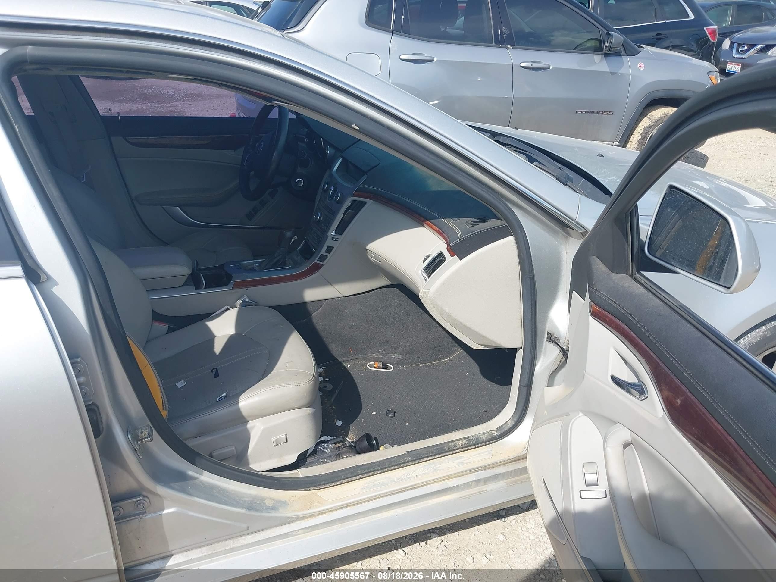 2009 Cadillac Cts Rwd W/1sa Silver vin: 1G6DF577290160543