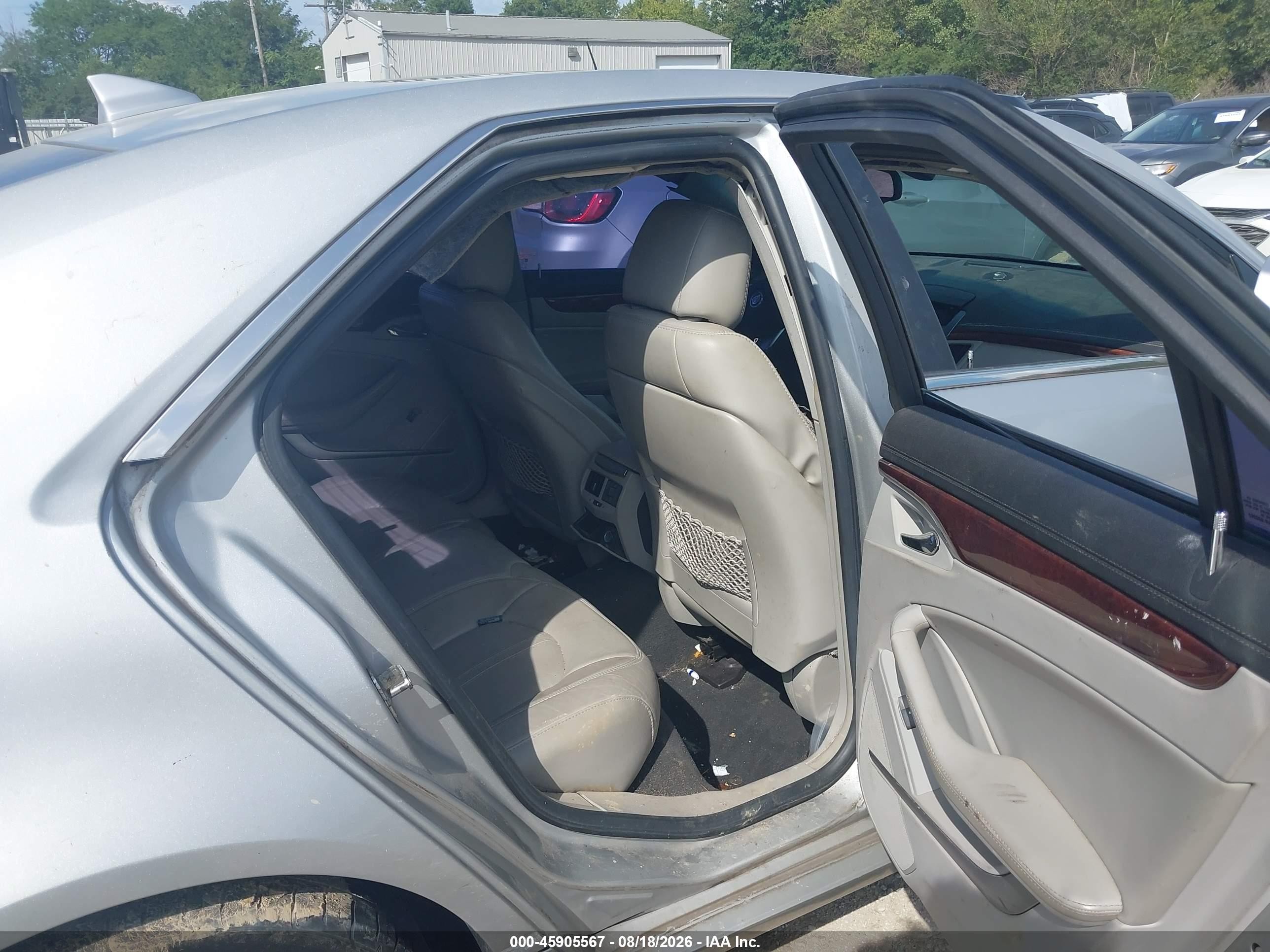 2009 Cadillac Cts Rwd W/1sa Silver vin: 1G6DF577290160543
