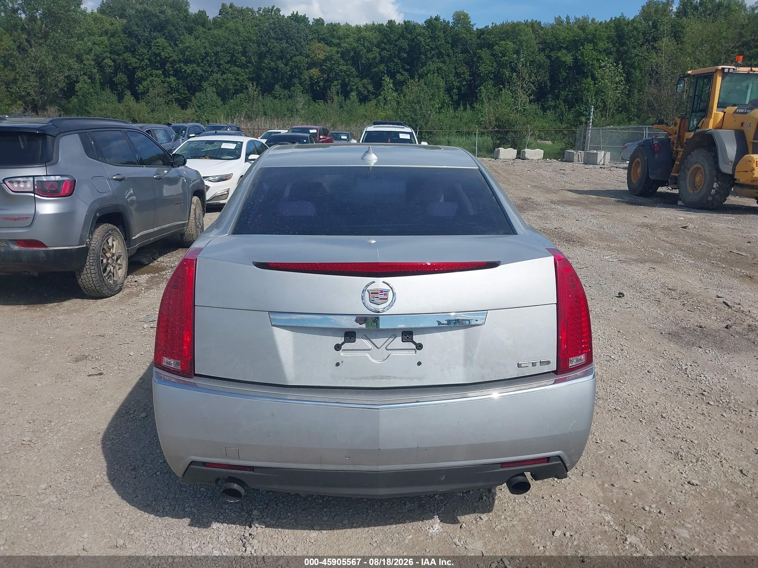 2009 Cadillac Cts Rwd W/1sa Silver vin: 1G6DF577290160543