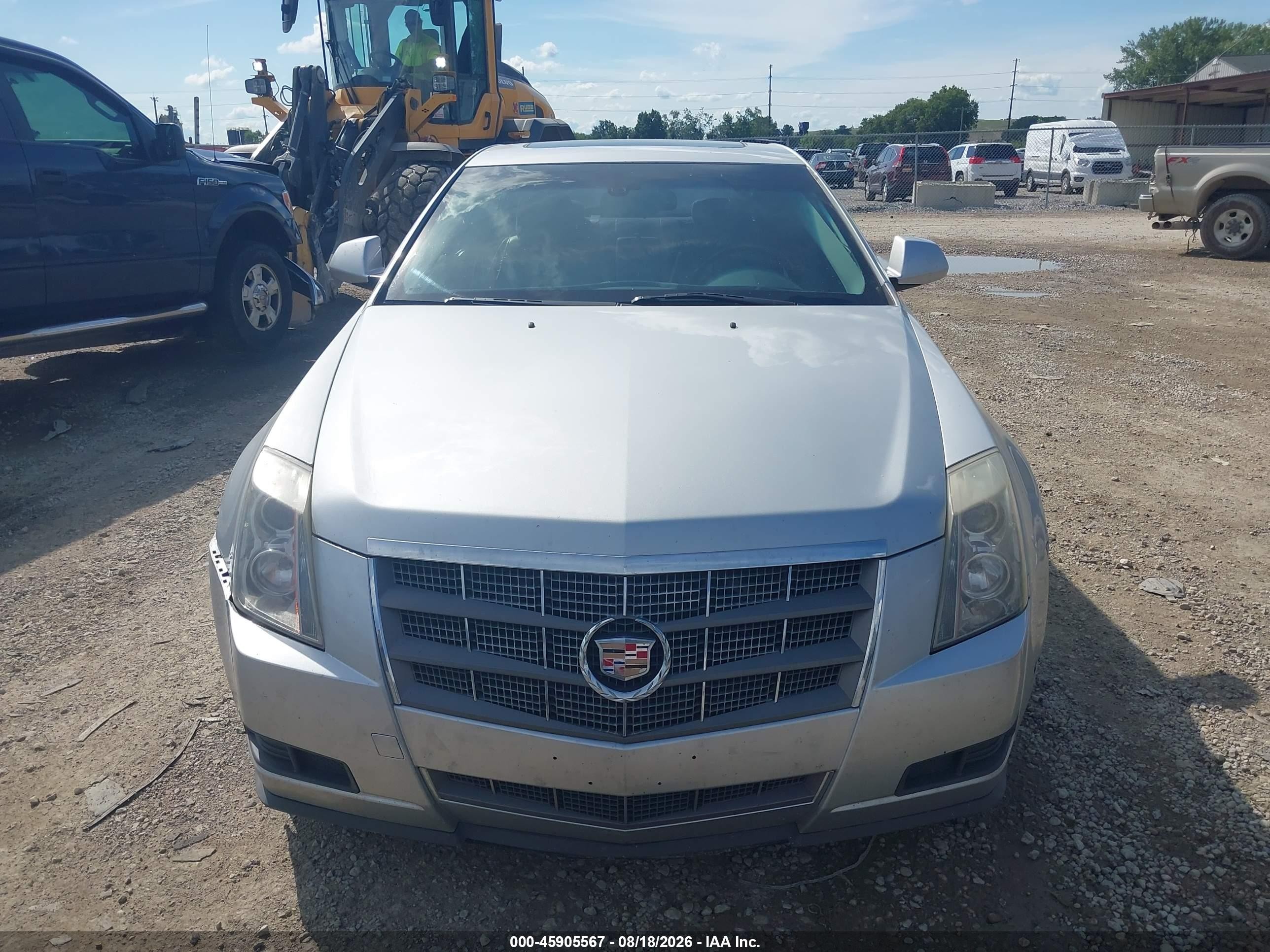 2009 Cadillac Cts Rwd W/1sa Silver vin: 1G6DF577290160543