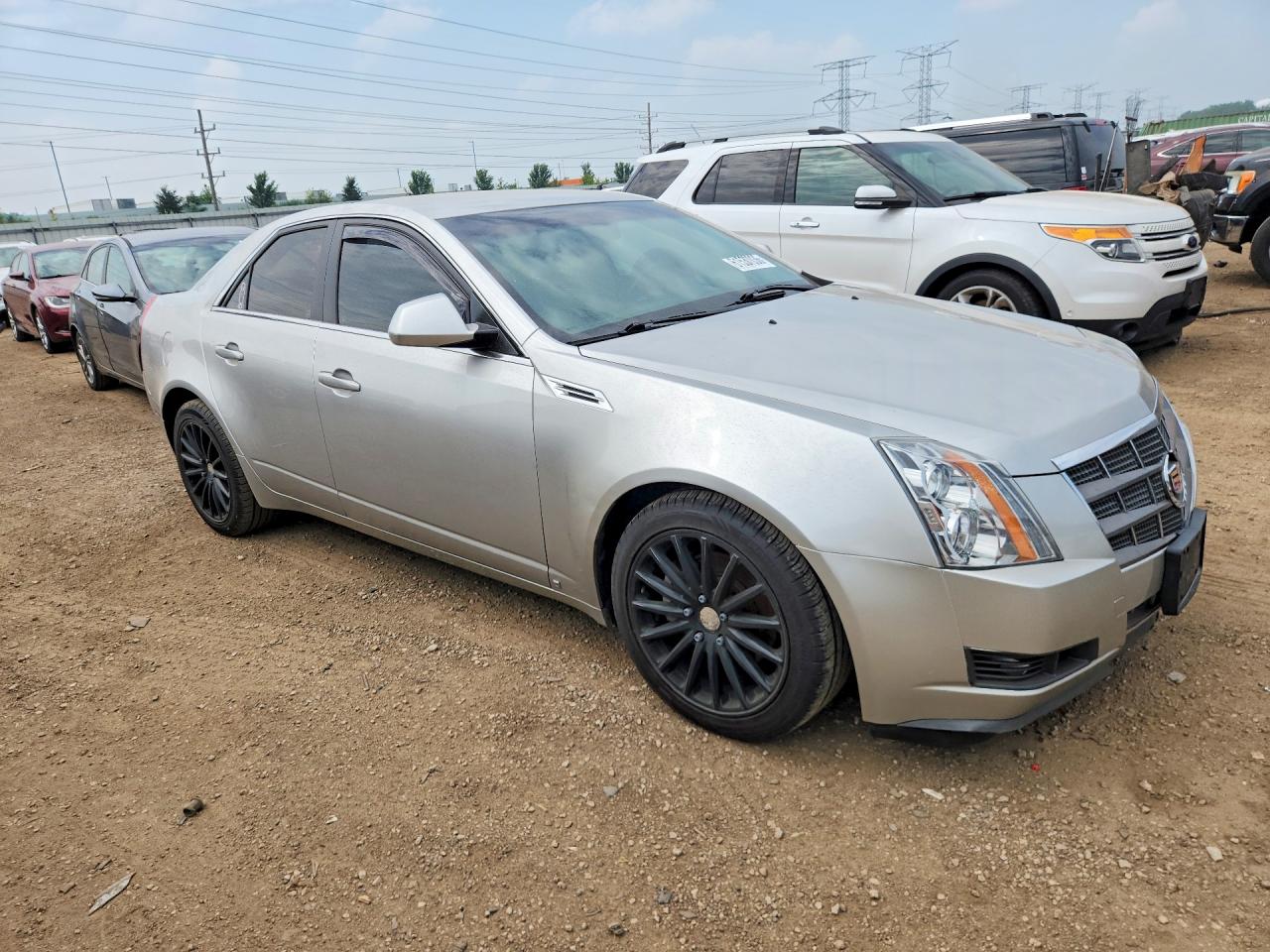 2008 Cadillac Cts Silver vin: 1G6DF577380139487
