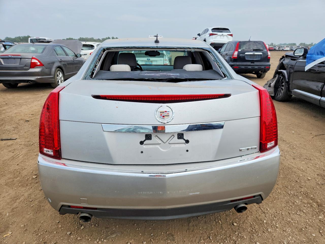 2008 Cadillac Cts Silver vin: 1G6DF577380139487