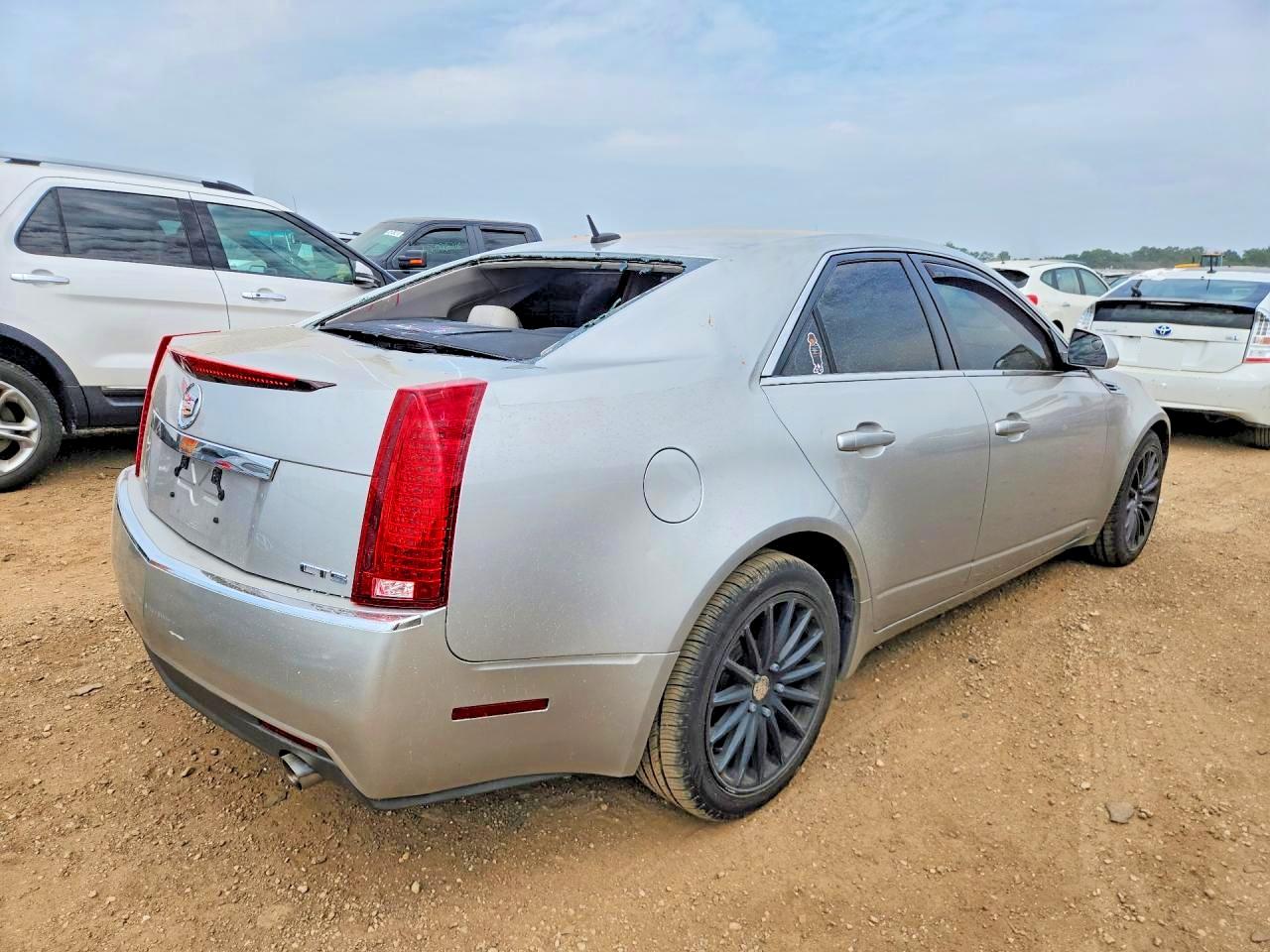 2008 Cadillac Cts Silver vin: 1G6DF577380139487