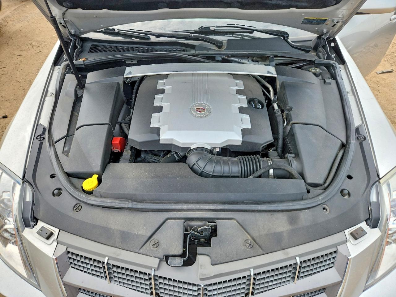 2008 Cadillac Cts Silver vin: 1G6DF577380139487