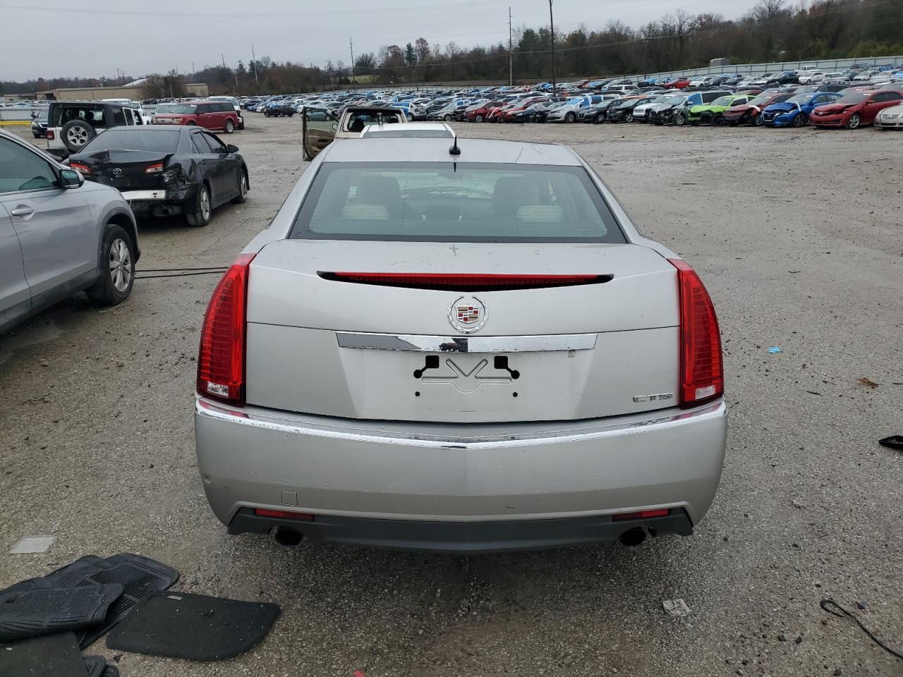 2008 Cadillac Cts Silver vin: 1G6DF577380140350