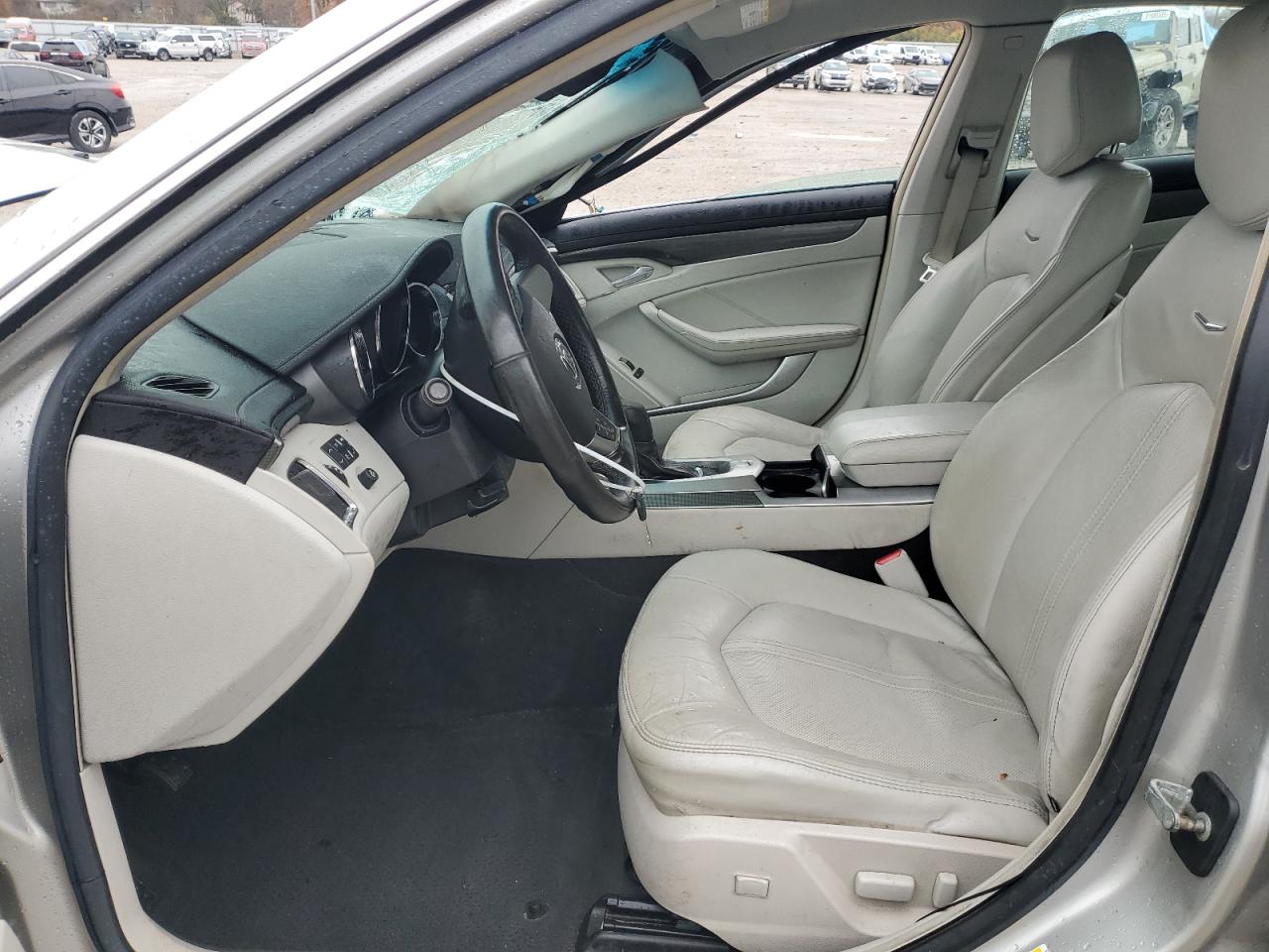 2008 Cadillac Cts Silver vin: 1G6DF577380140350