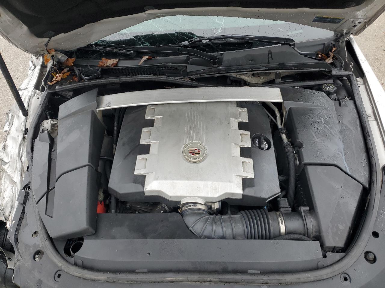 2008 Cadillac Cts Silver vin: 1G6DF577380140350