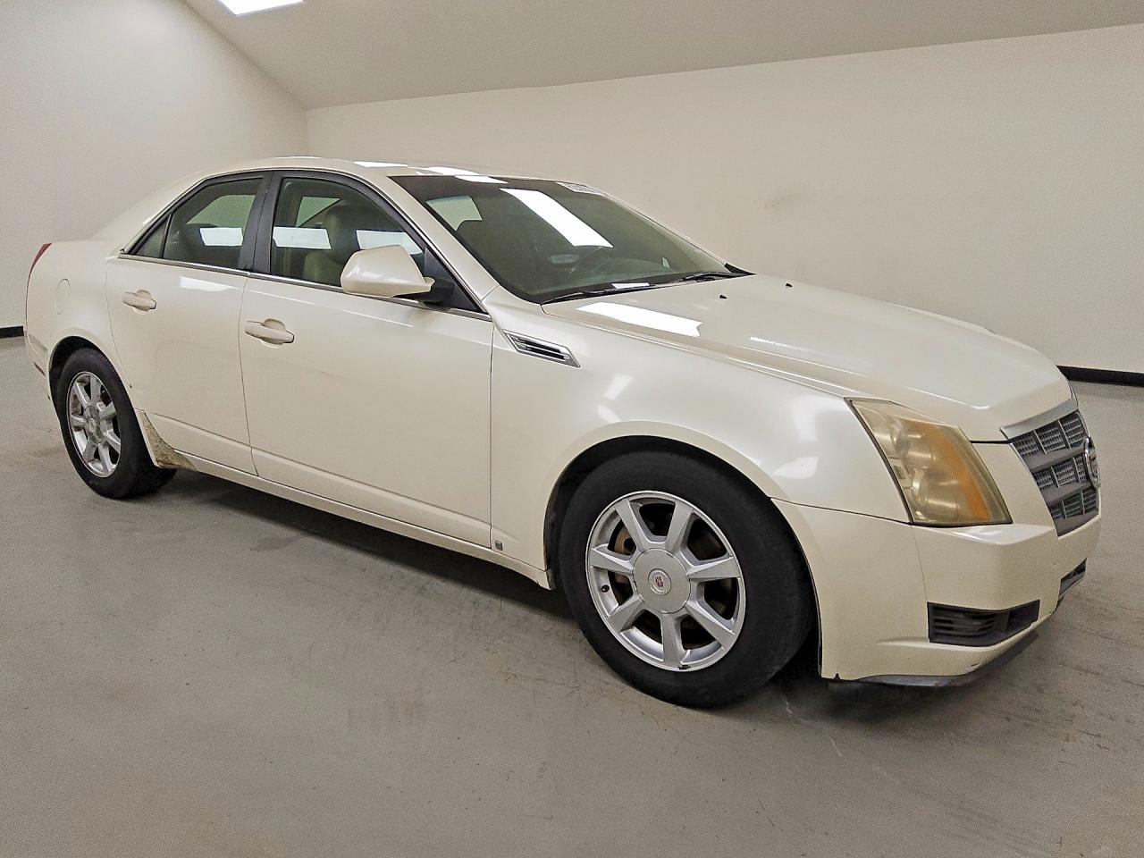 2008 Cadillac Cts White vin: 1G6DF577380194991