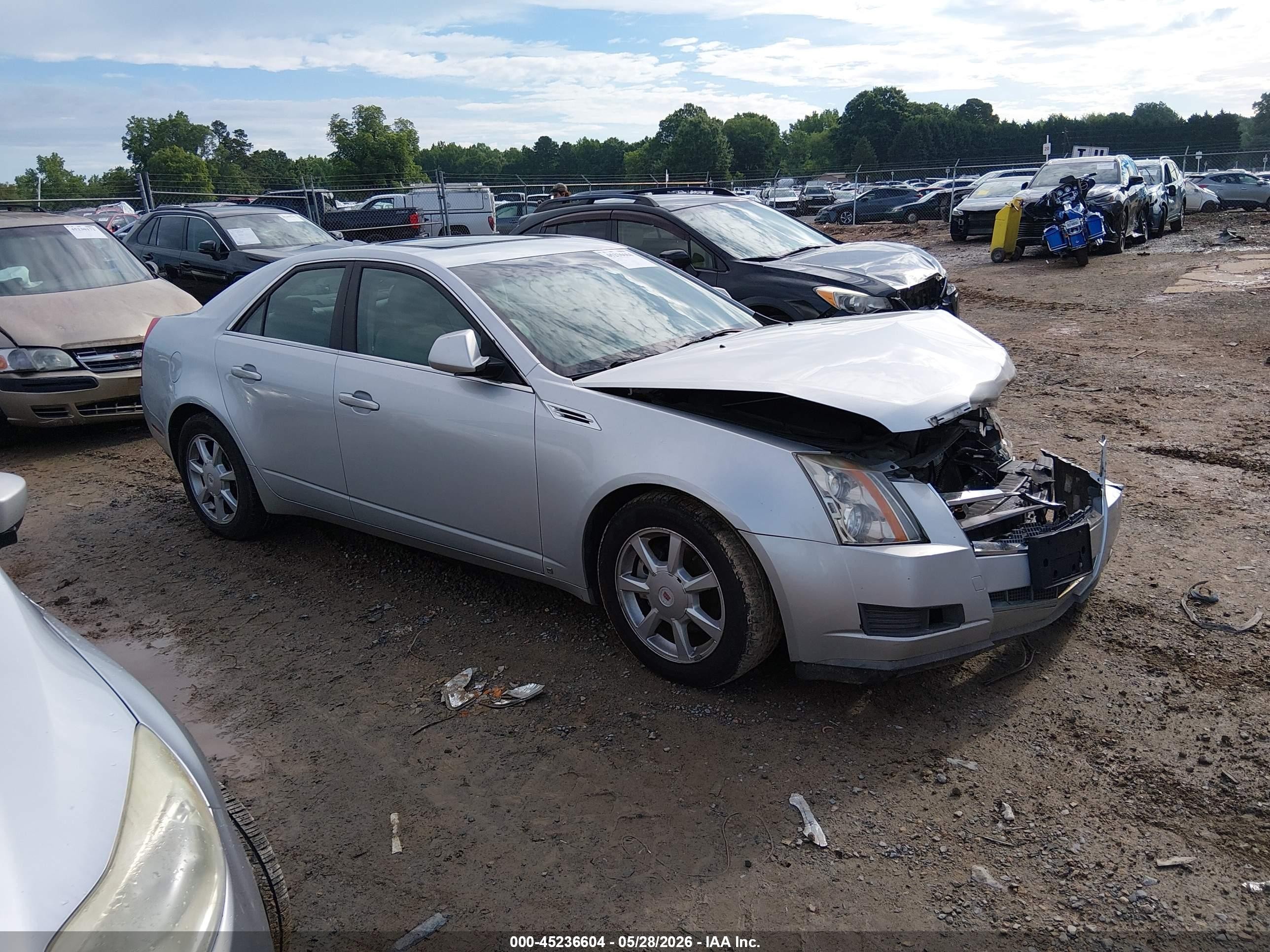 2009 Cadillac Cts Standard Silver vin: 1G6DF577390114347