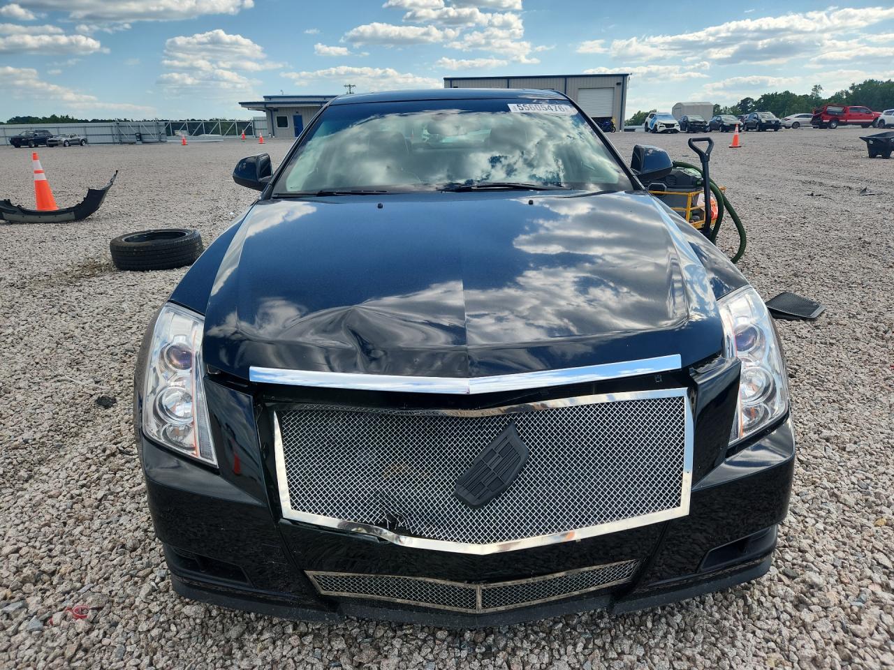 2009 Cadillac Cts Black vin: 1G6DF577390126577