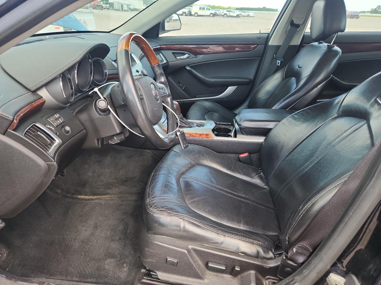 2009 Cadillac Cts Black vin: 1G6DF577390126577
