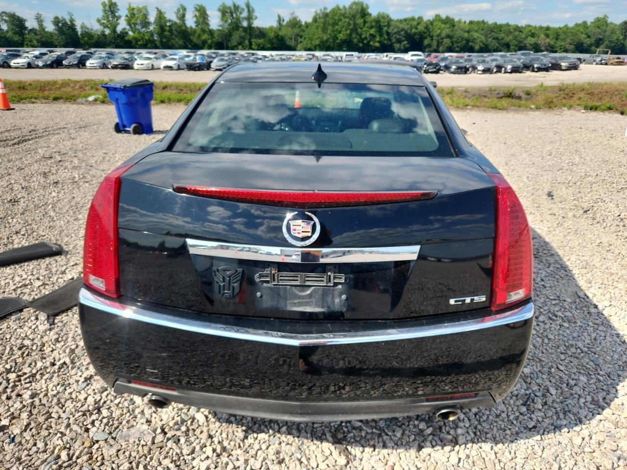 2009 Cadillac Cts Black vin: 1G6DF577390126577