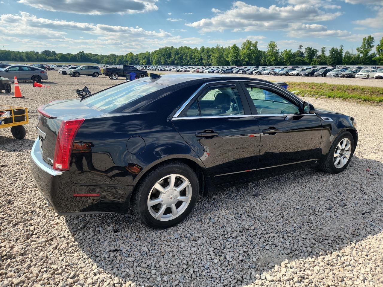 2009 Cadillac Cts Black vin: 1G6DF577390126577