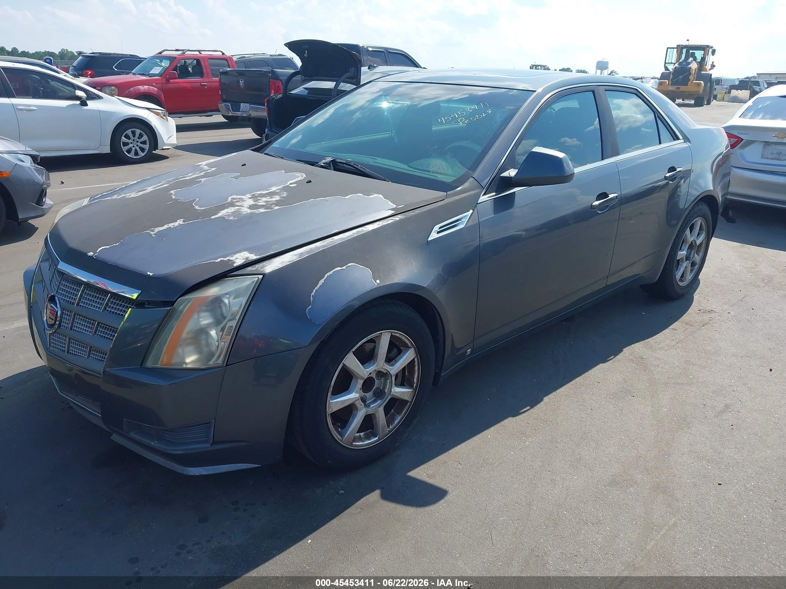 2009 Cadillac Cts Rwd W/1sa Gray vin: 1G6DF577390160647