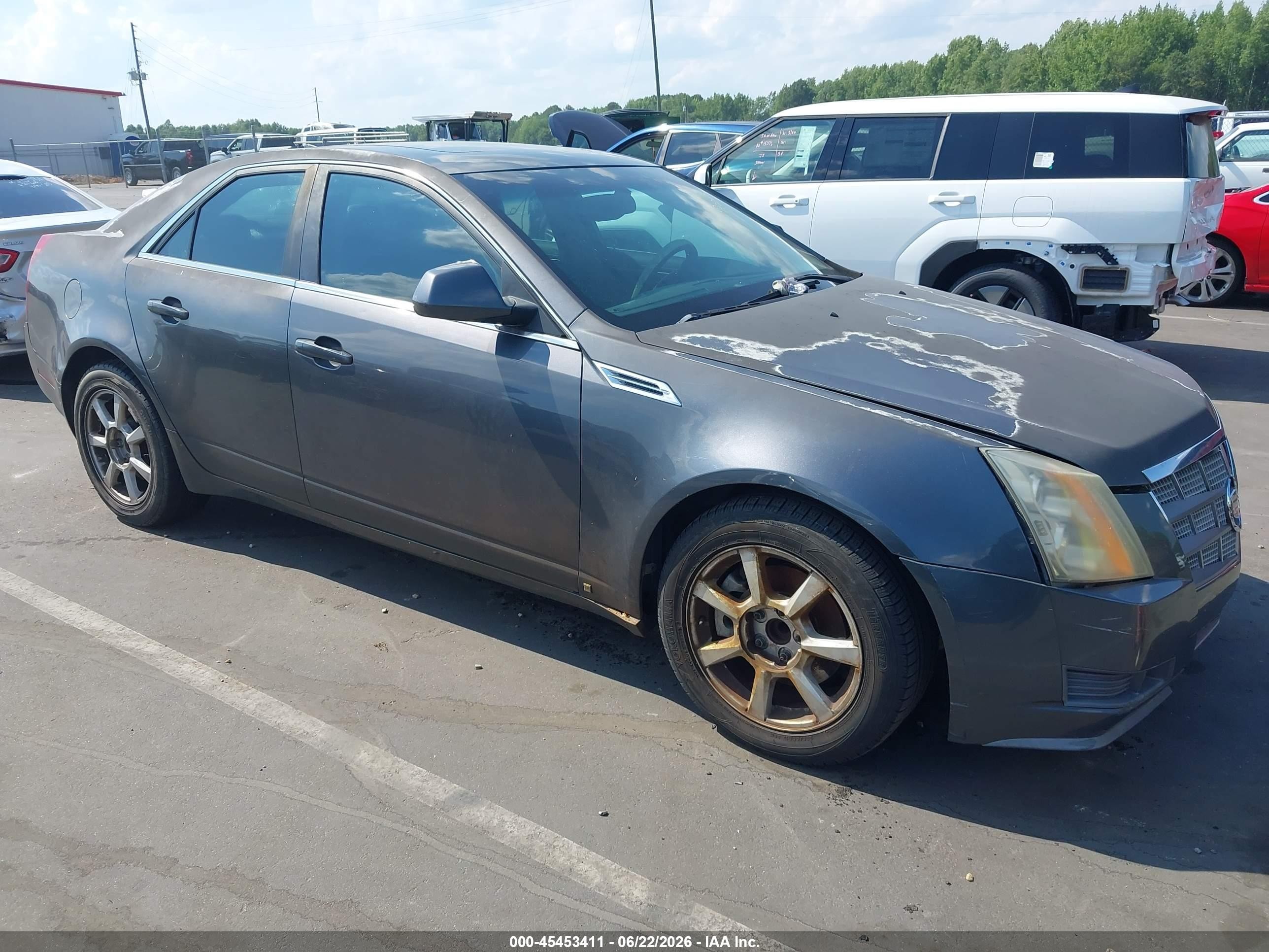 2009 Cadillac Cts Rwd W/1sa Gray vin: 1G6DF577390160647