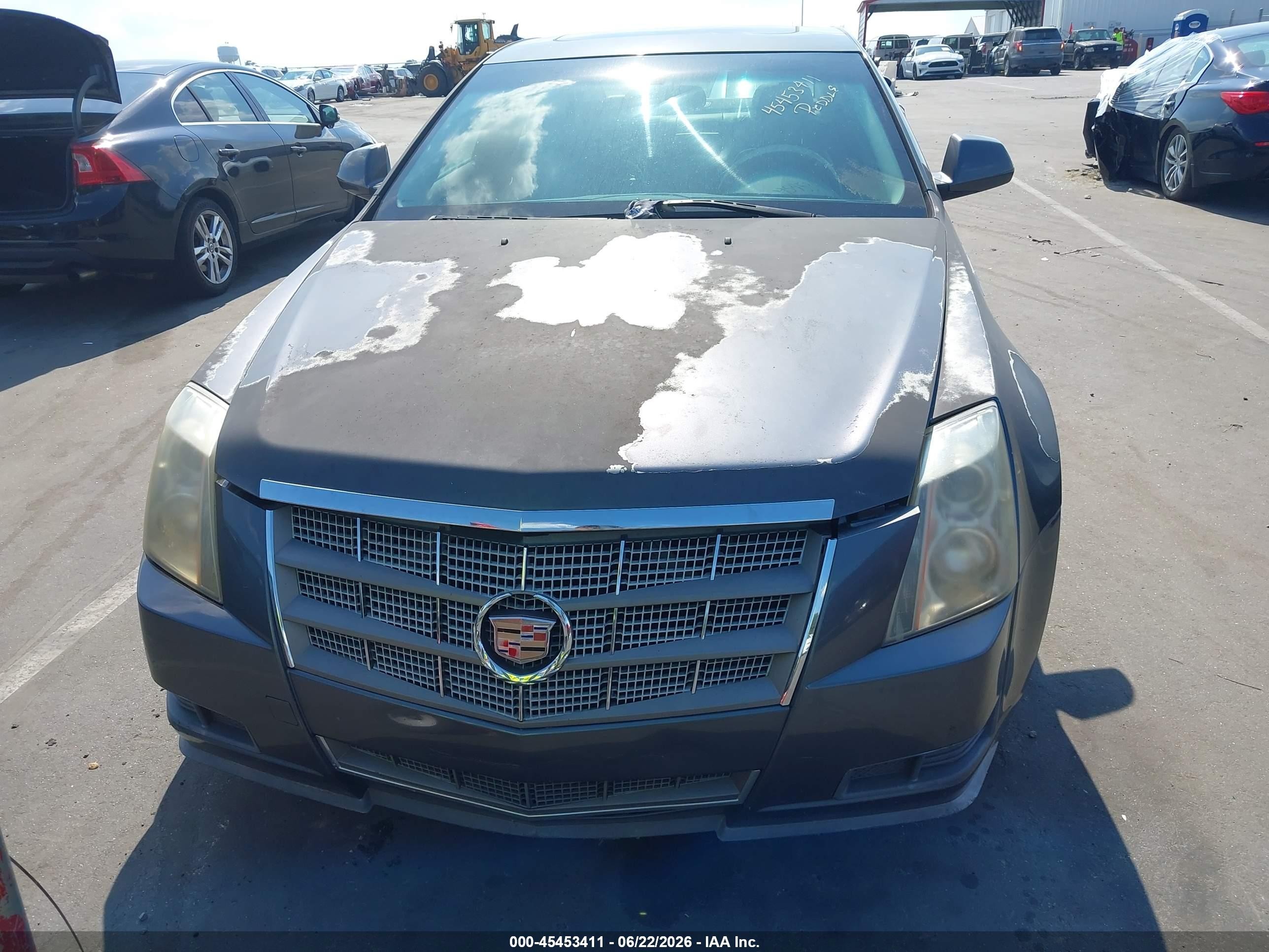 2009 Cadillac Cts Rwd W/1sa Gray vin: 1G6DF577390160647