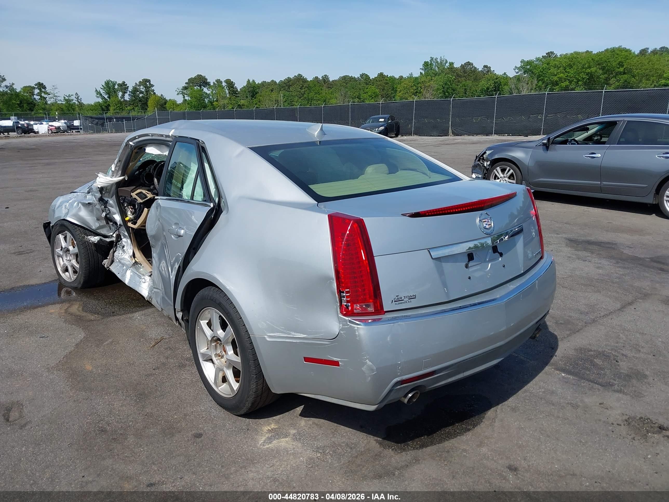 2009 Cadillac Cts Standard Silver vin: 1G6DF577390163046