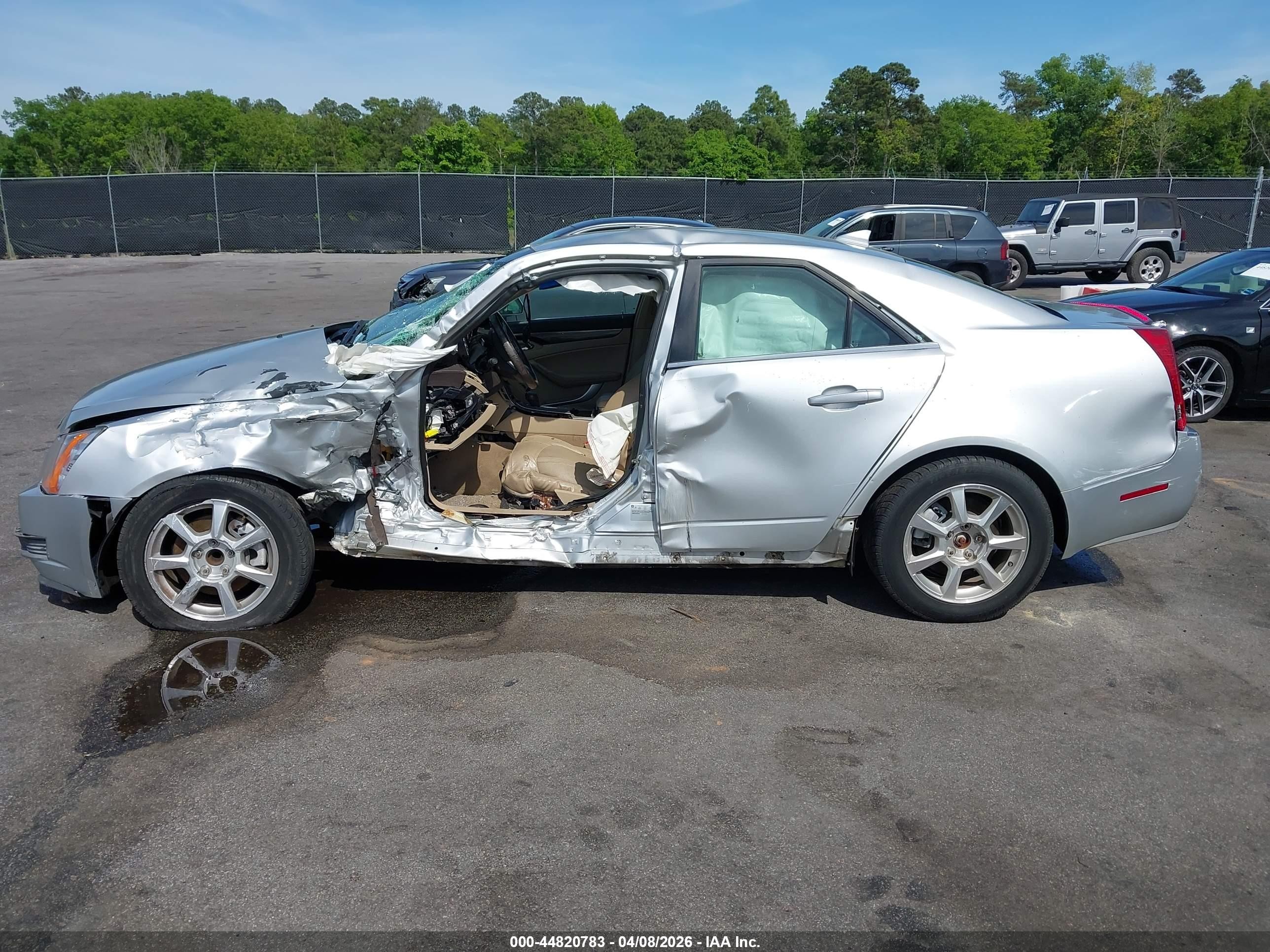 2009 Cadillac Cts Standard Silver vin: 1G6DF577390163046