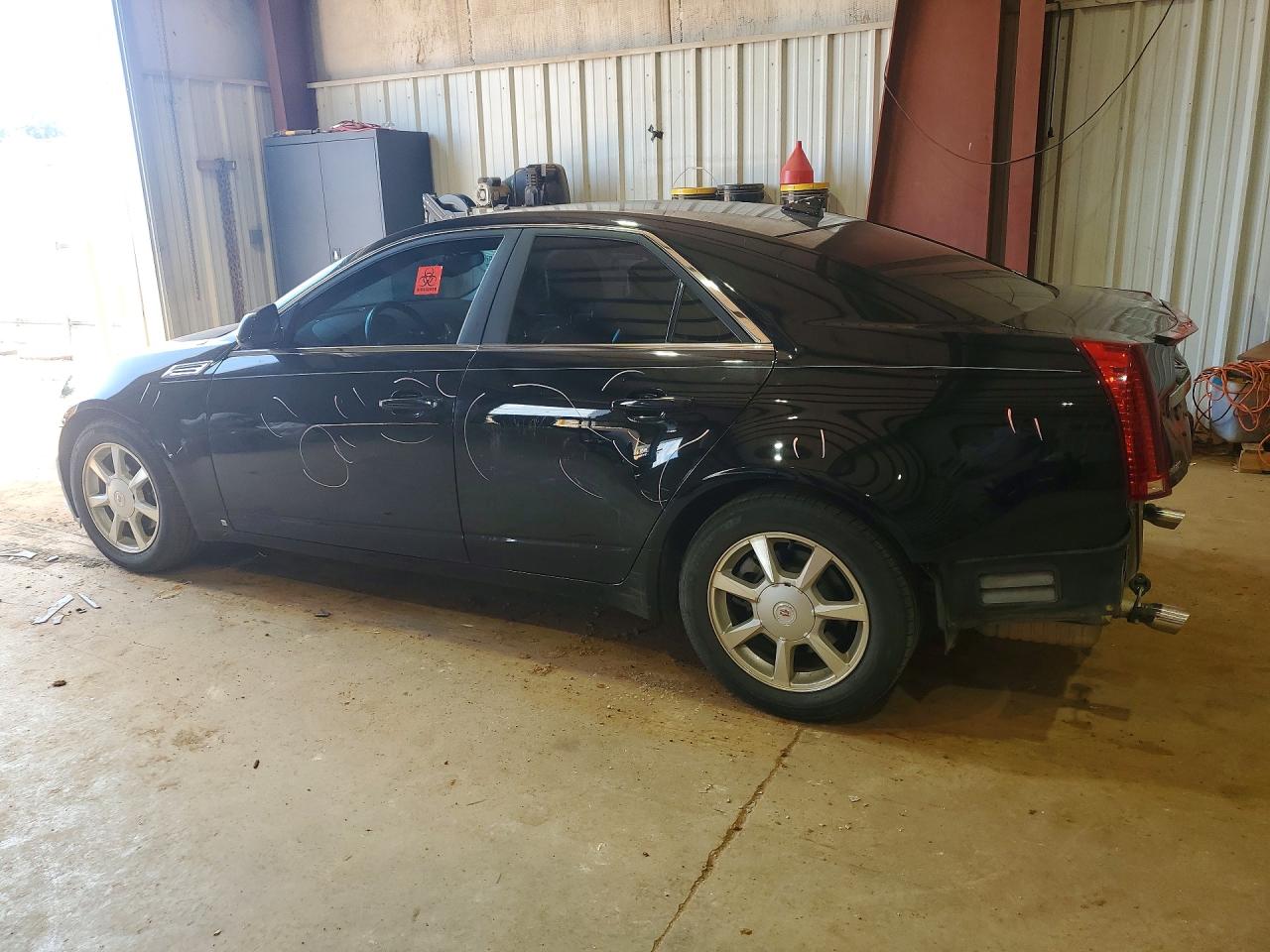 2009 Cadillac Cts Black vin: 1G6DF577390165606