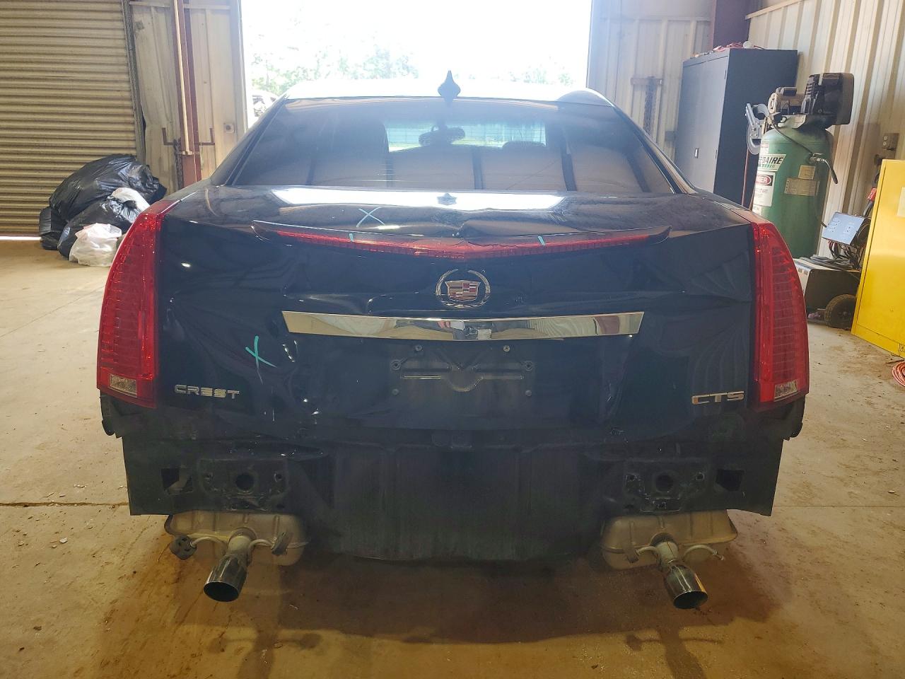 2009 Cadillac Cts Black vin: 1G6DF577390165606