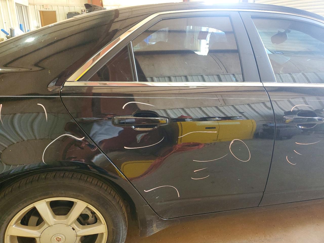 2009 Cadillac Cts Black vin: 1G6DF577390165606