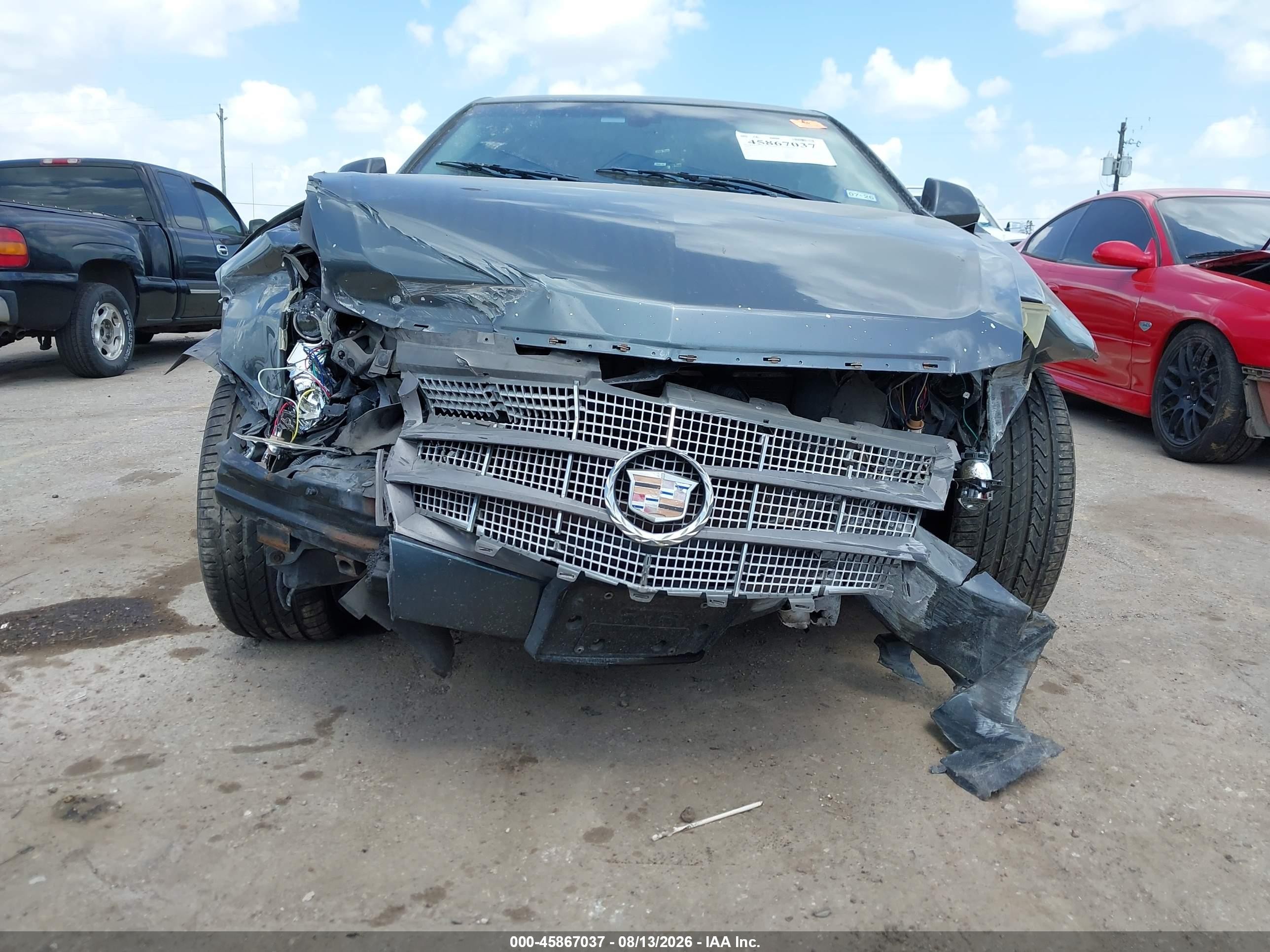 2008 Cadillac Cts Rwd W/1sa Gray vin: 1G6DF577480172045