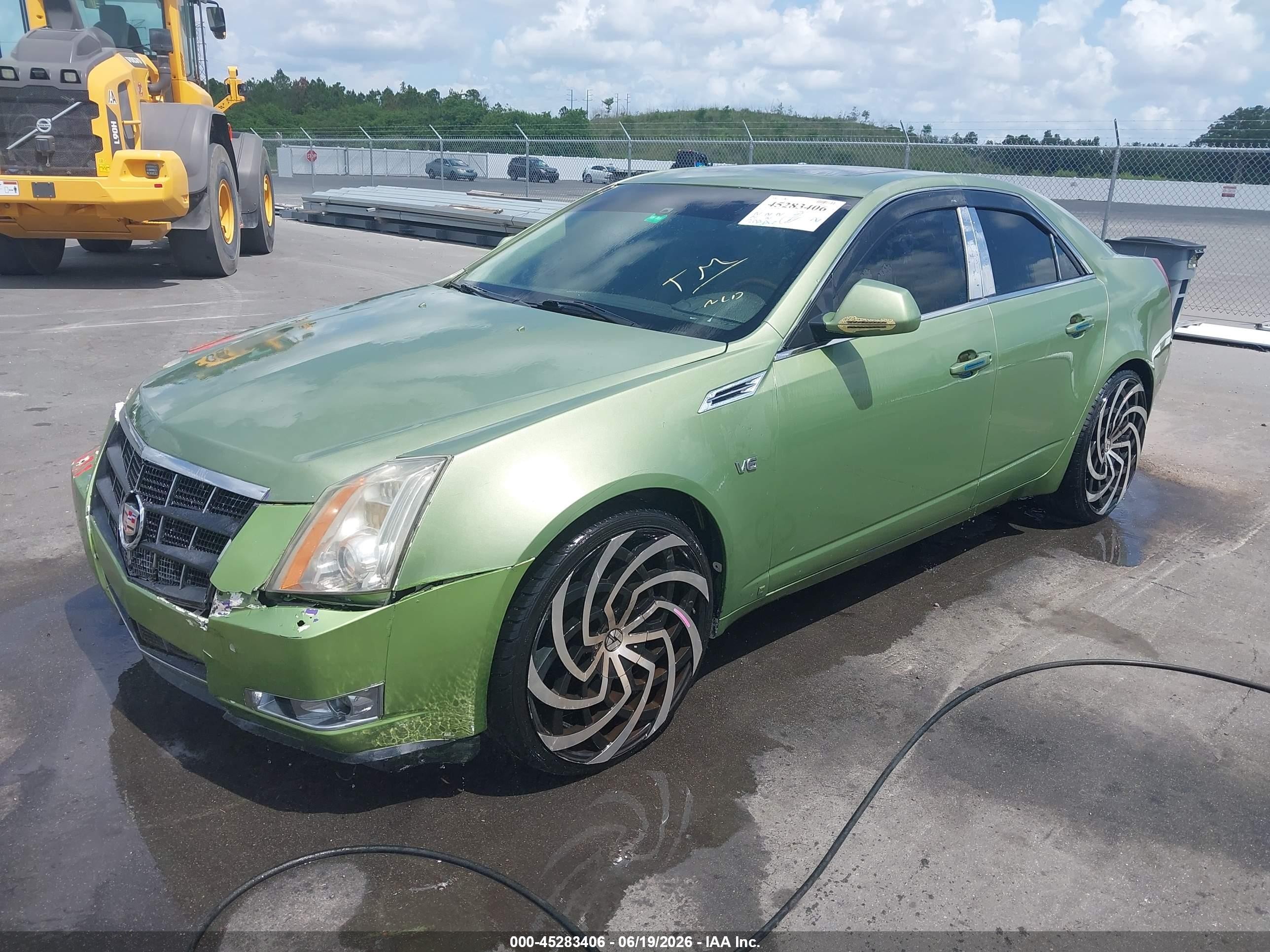 2008 Cadillac Cts Standard Green vin: 1G6DF577480215556