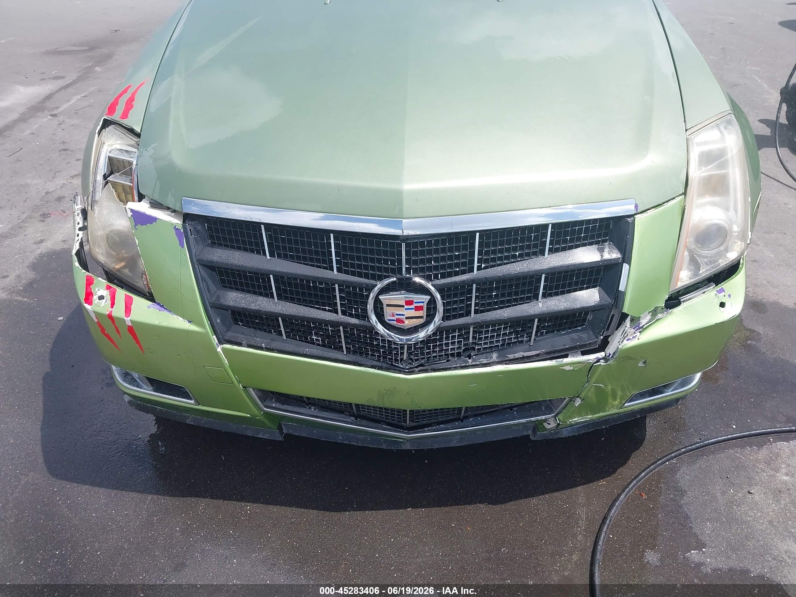 2008 Cadillac Cts Standard Green vin: 1G6DF577480215556