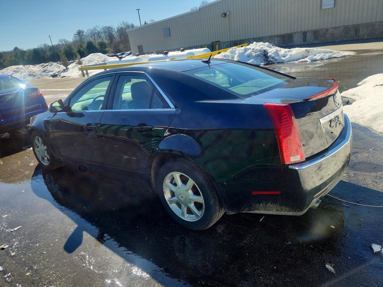 2008 Cadillac Cts Black vin: 1G6DF577480216352