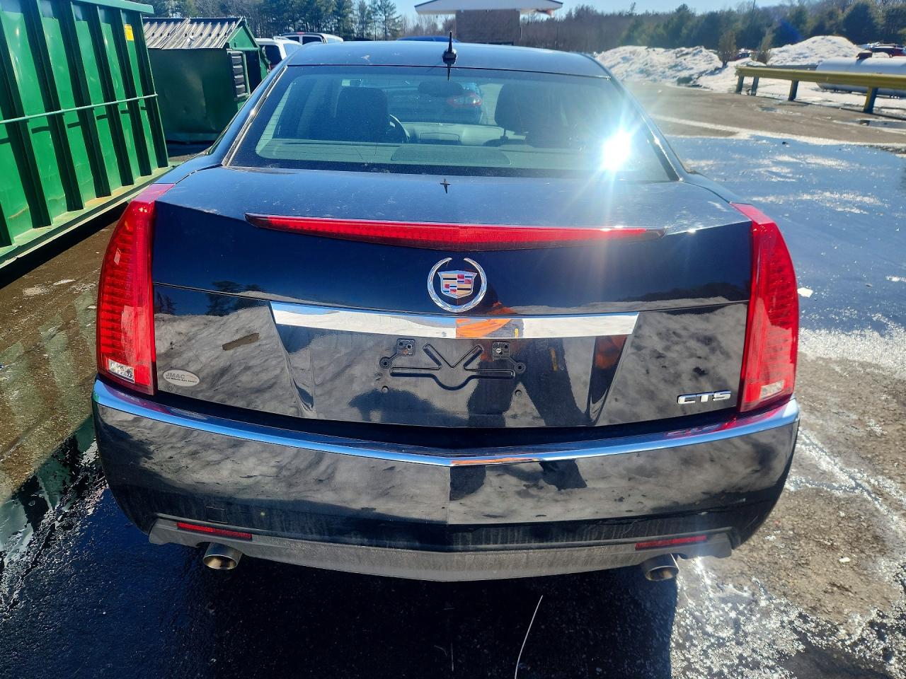 2008 Cadillac Cts Black vin: 1G6DF577480216352