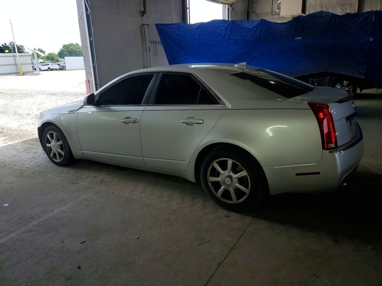2009 Cadillac Cts Silver vin: 1G6DF577490119122