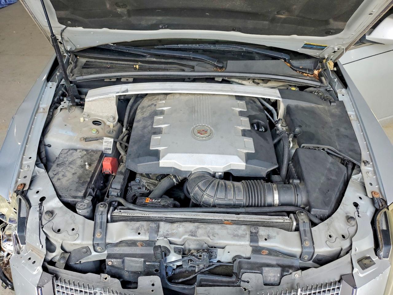 2009 Cadillac Cts Silver vin: 1G6DF577490119122