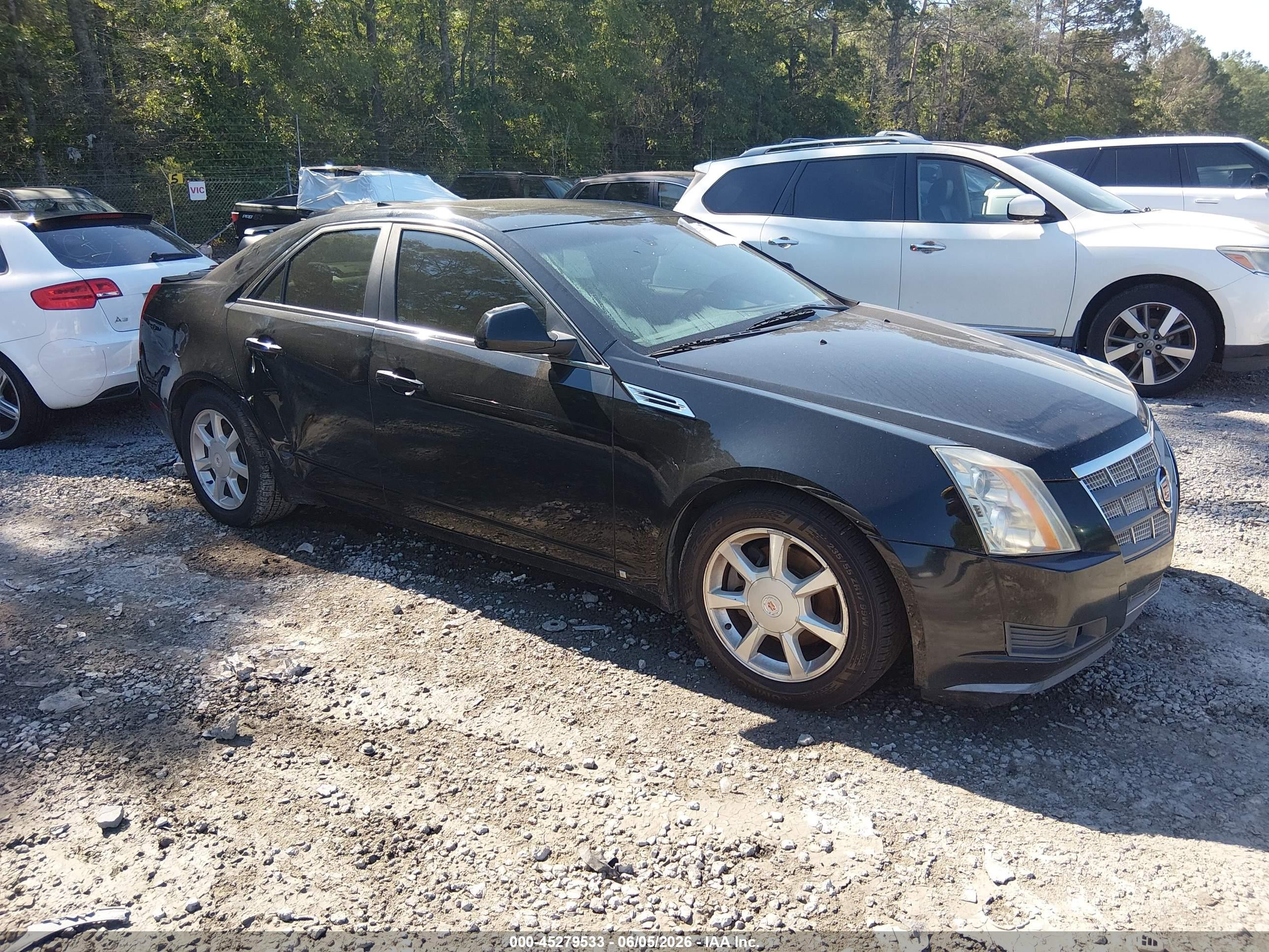 2009 Cadillac Cts Standard Black vin: 1G6DF577490143680