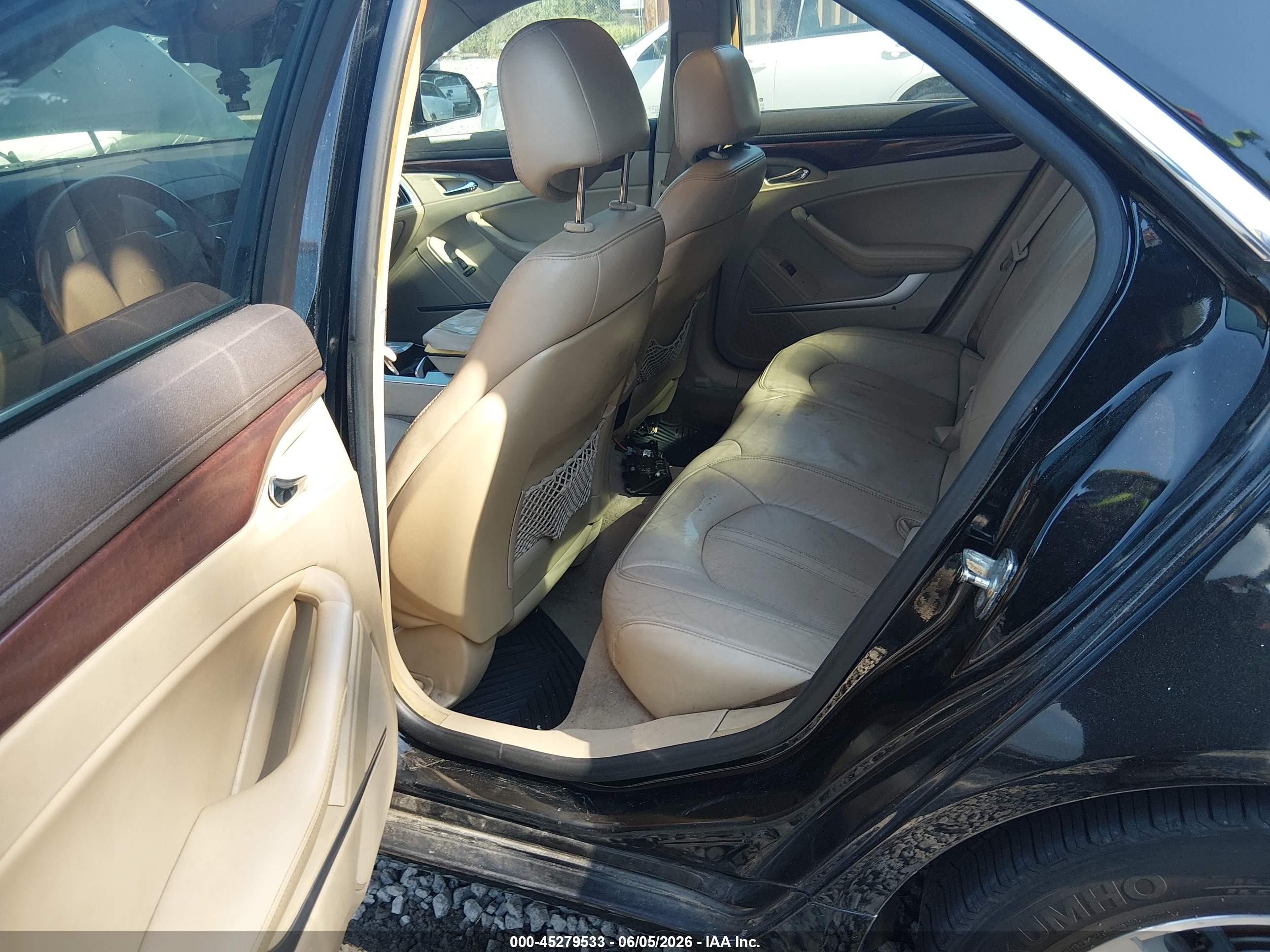 2009 Cadillac Cts Standard Black vin: 1G6DF577490143680