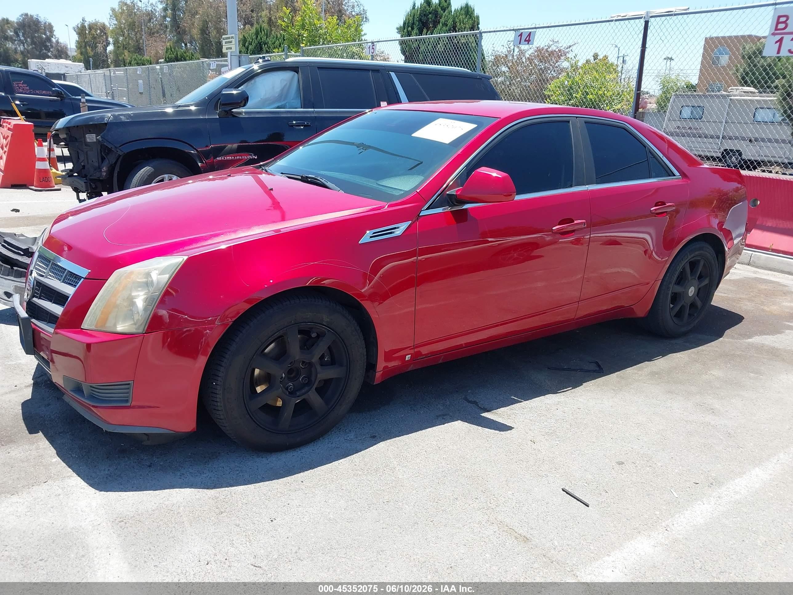 2009 Cadillac Cts Standard Красный vin: 1G6DF577490170507