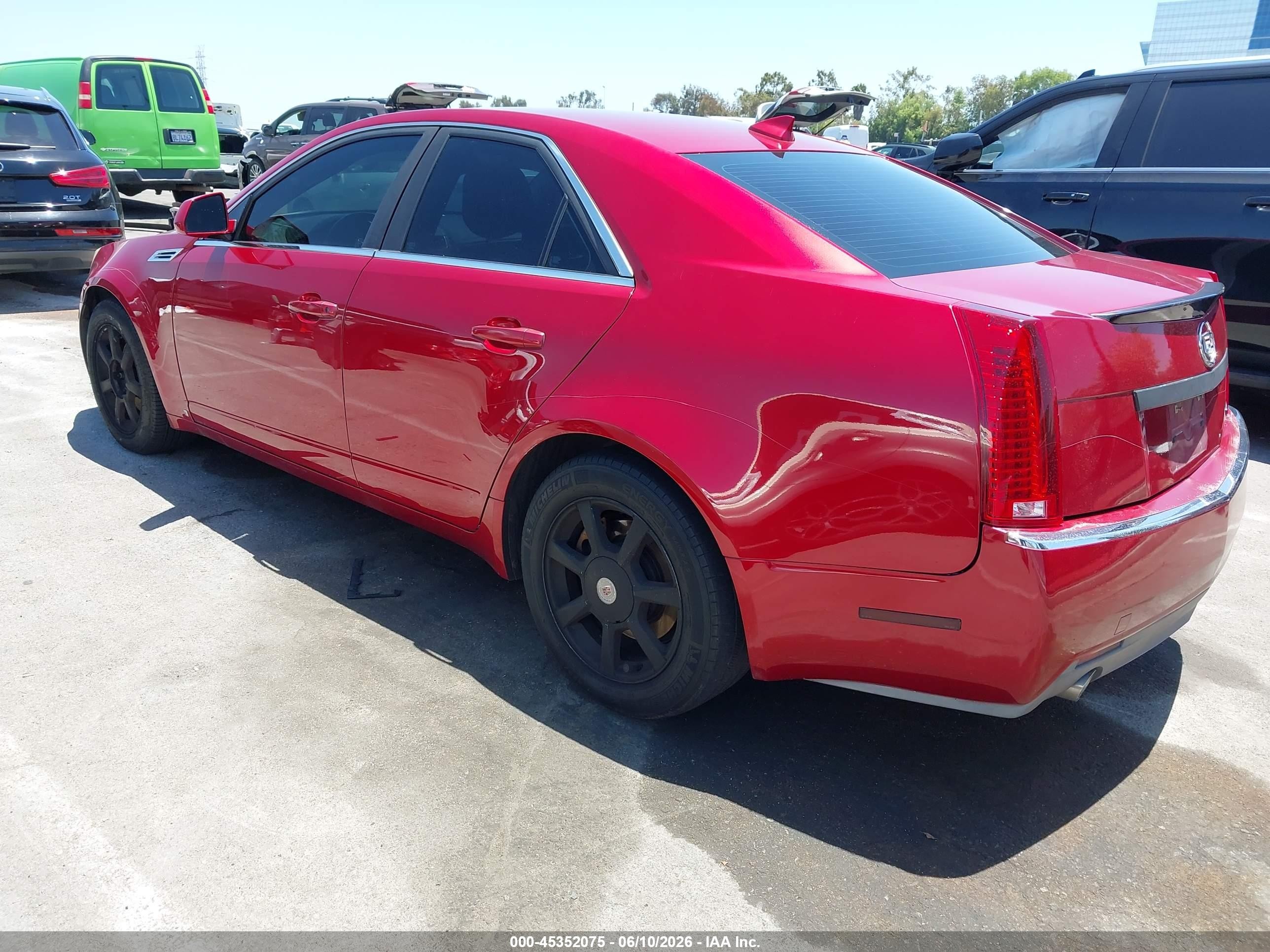 2009 Cadillac Cts Standard Красный vin: 1G6DF577490170507