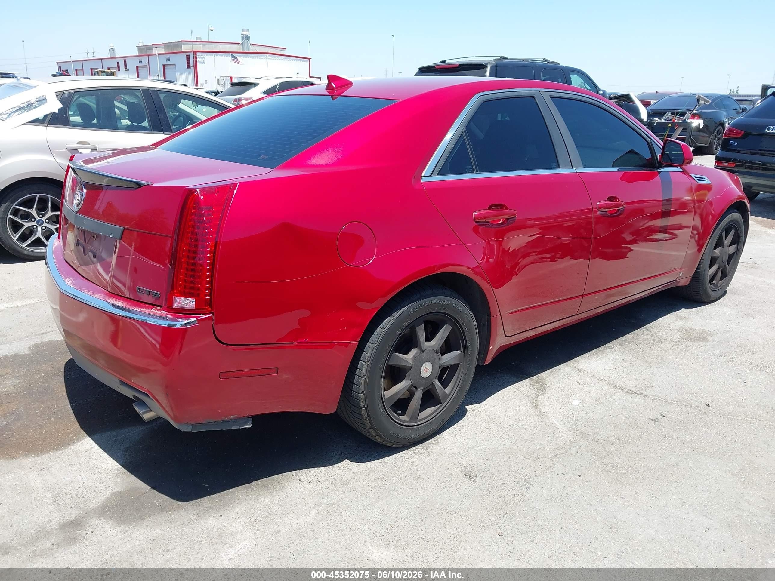 2009 Cadillac Cts Standard Красный vin: 1G6DF577490170507