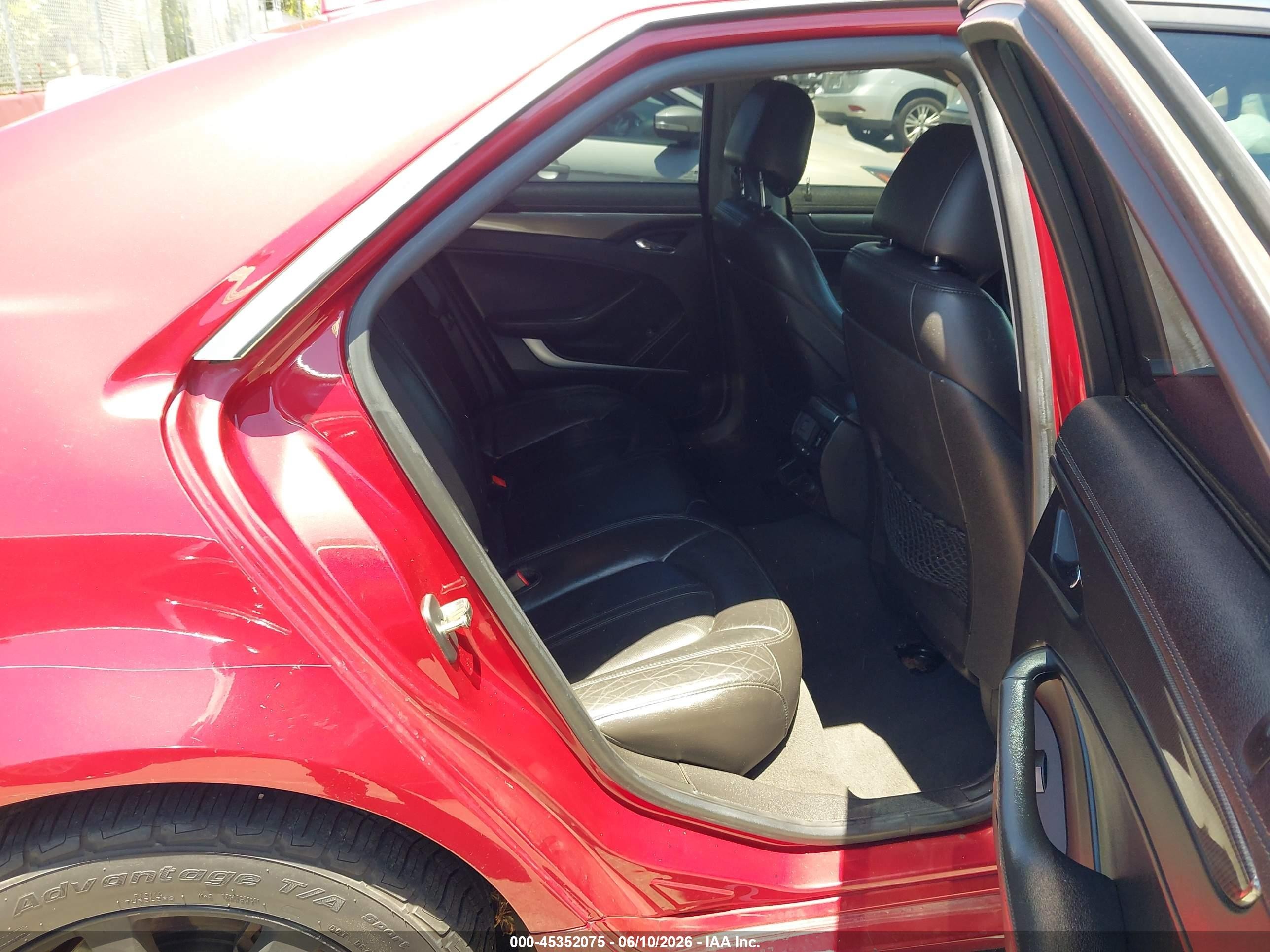 2009 Cadillac Cts Standard Красный vin: 1G6DF577490170507