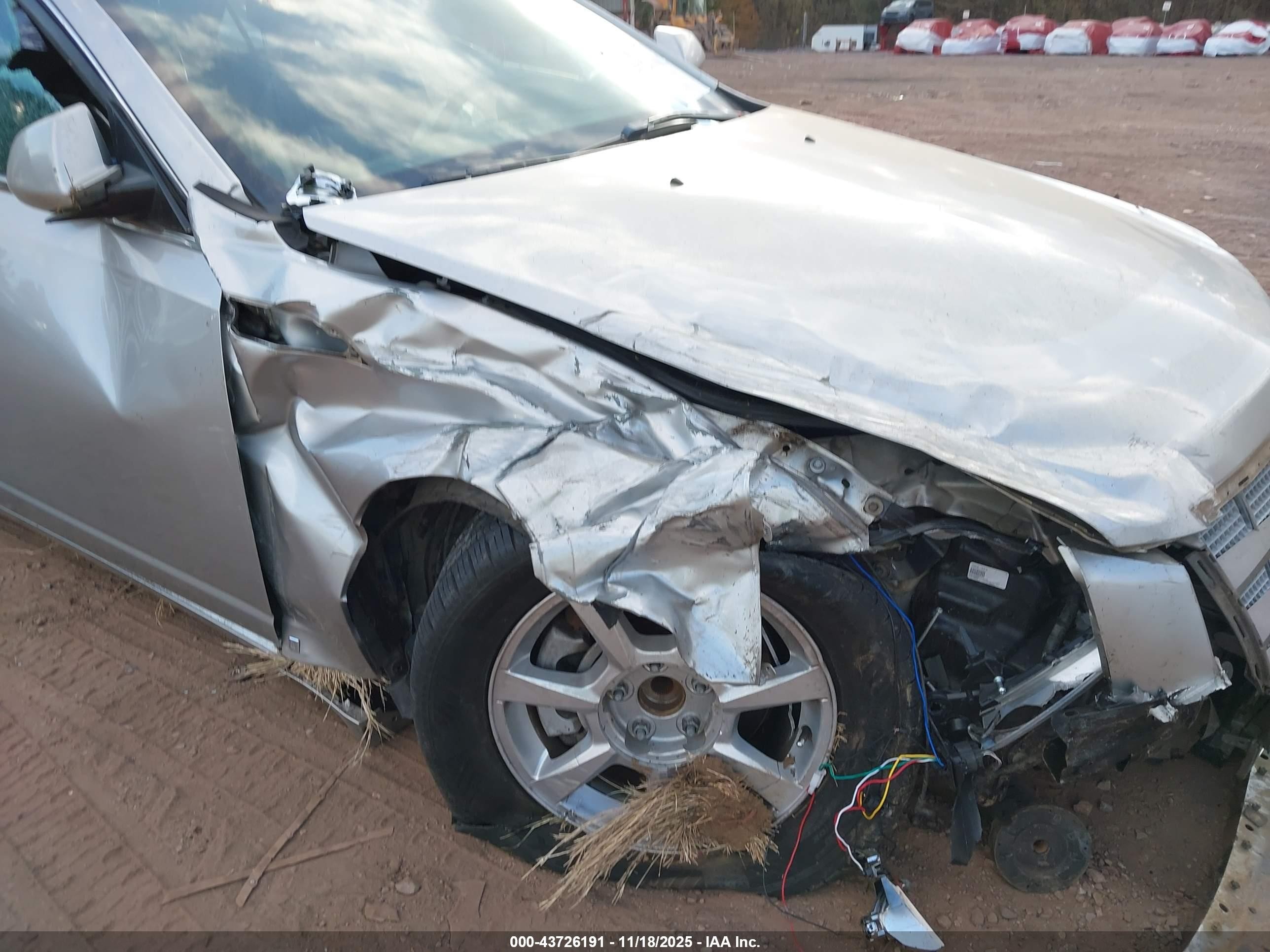 2008 Cadillac Cts Standard Silver vin: 1G6DF577580137711